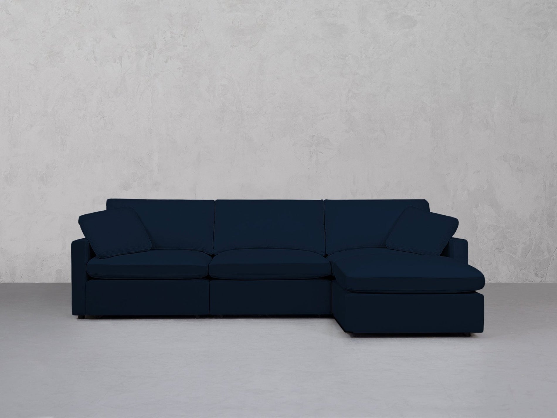 4-Seat Modular Chaise Sectional (Thin Arms) - 7th Avenue