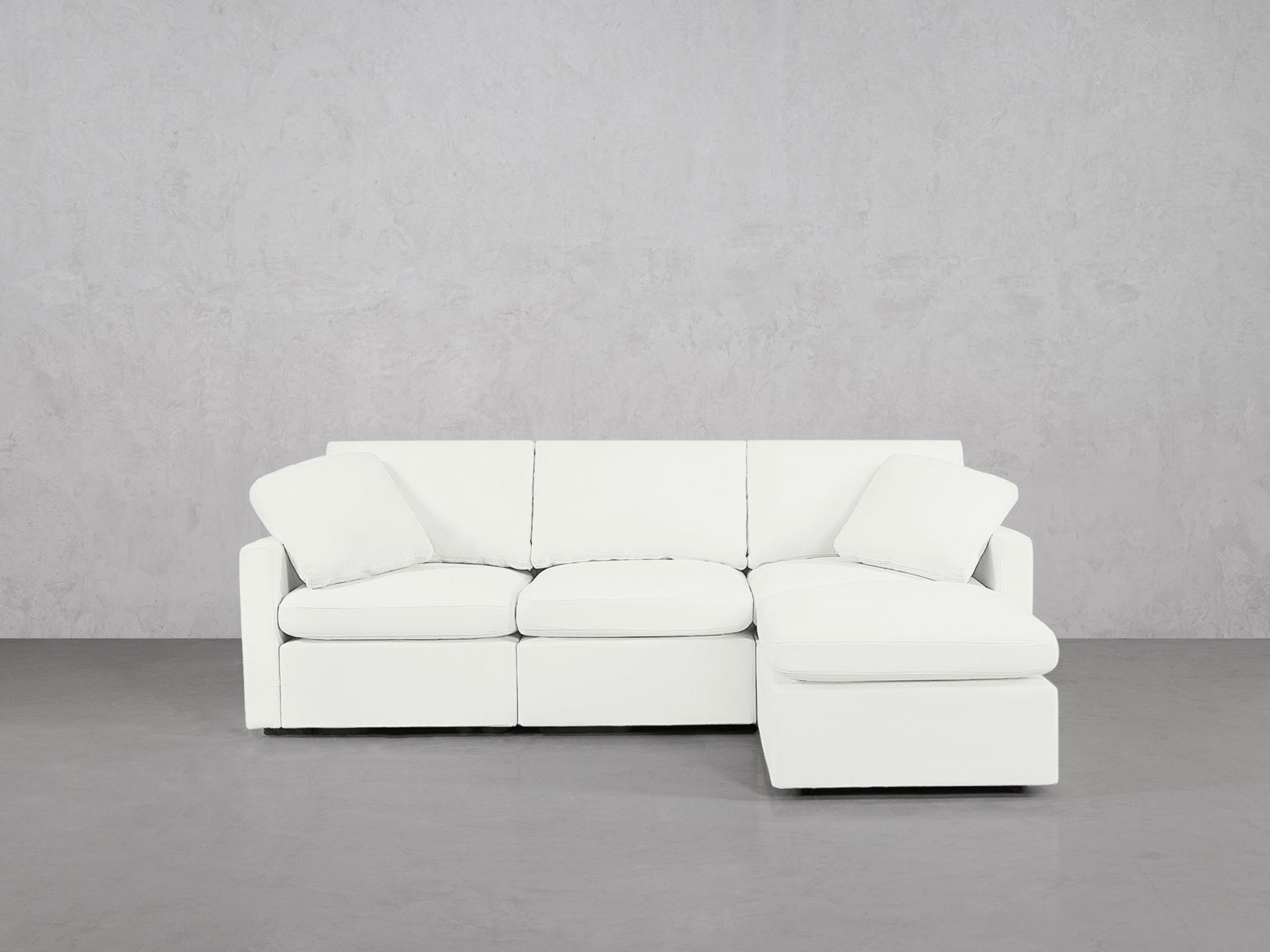 4-Seat Modular Chaise Sectional (Thin Arms) - 7th Avenue