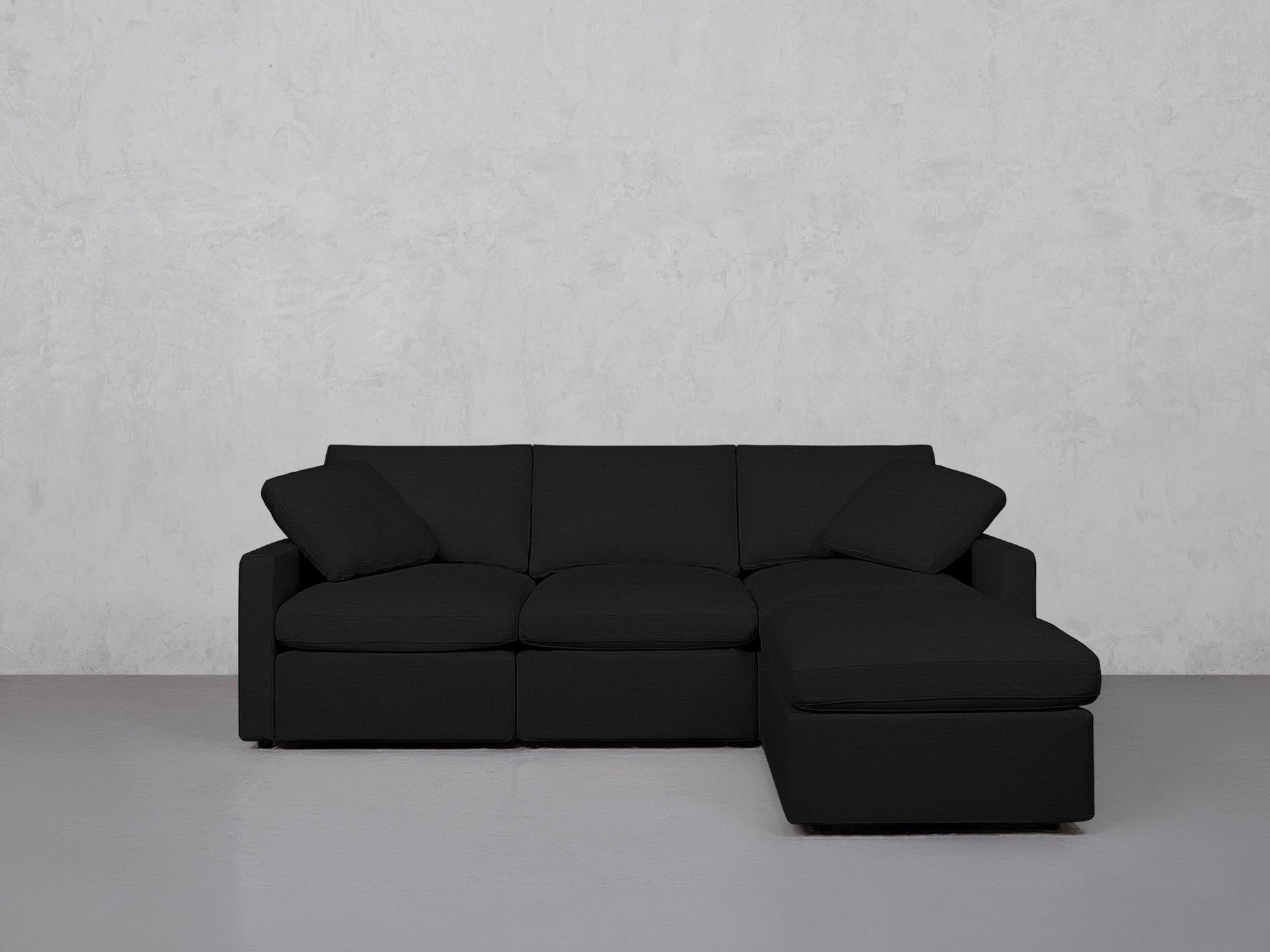 4-Seat Modular Chaise Sectional (Thin Arms) - 7th Avenue