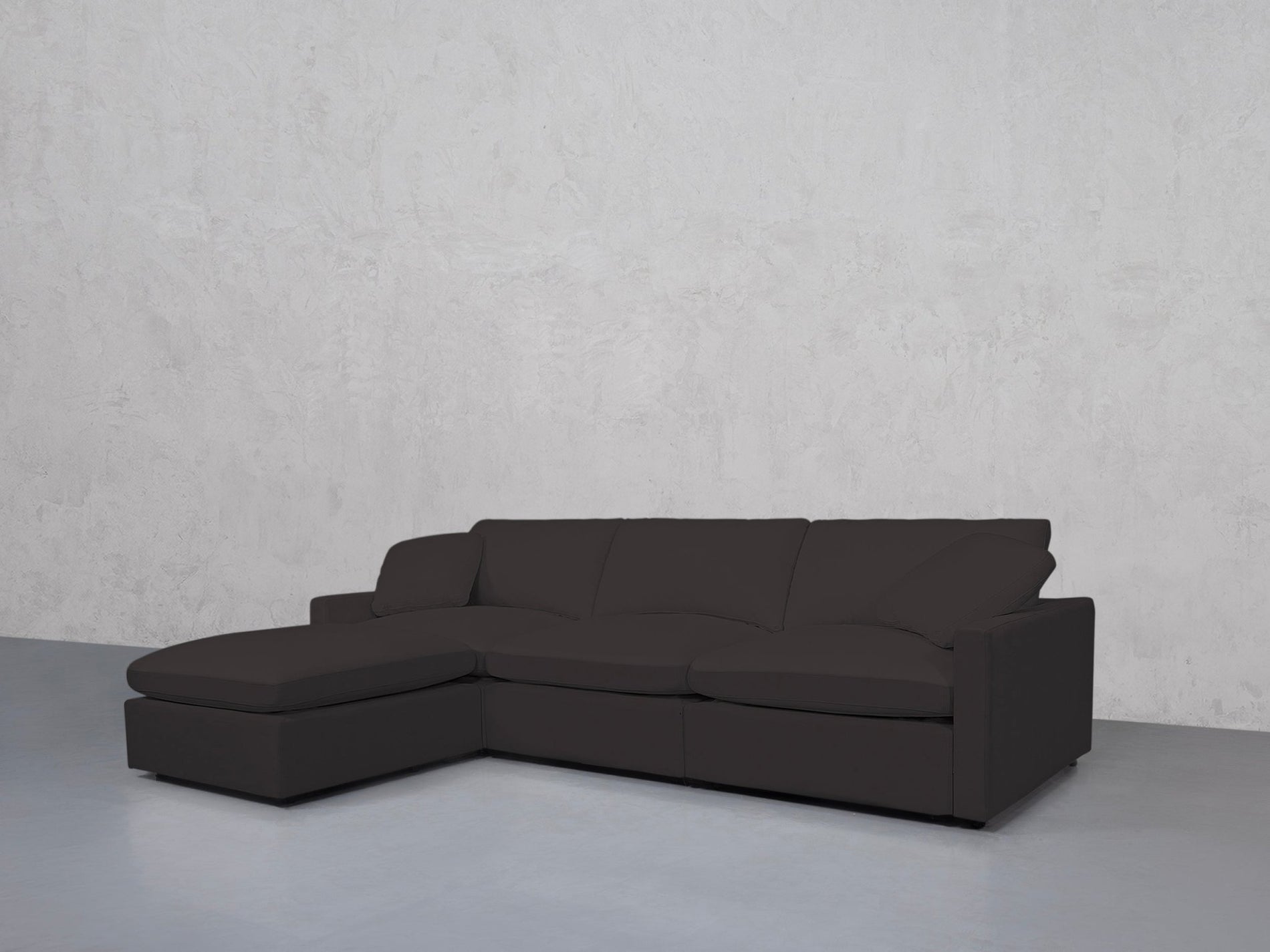 4-Seat Modular Chaise Sectional (Thin Arms) - 7th Avenue