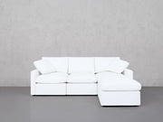 4-Seat Modular Chaise Sectional (Thin Arms) - 7th Avenue