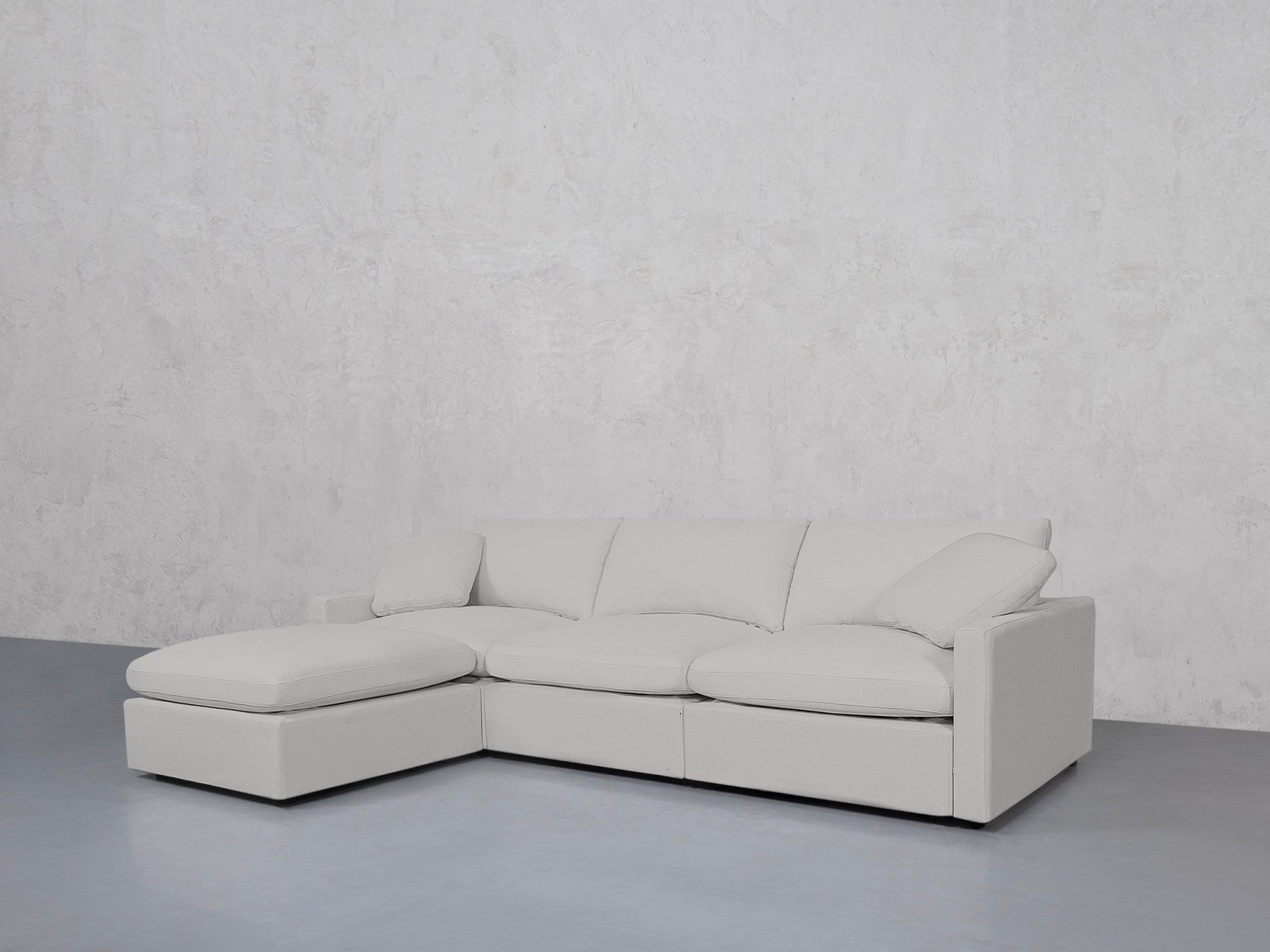 4-Seat Modular Chaise Sectional (Thin Arms) - 7th Avenue