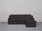 4-Seat Modular Chaise Sectional (Thin Arms) - 7th Avenue
