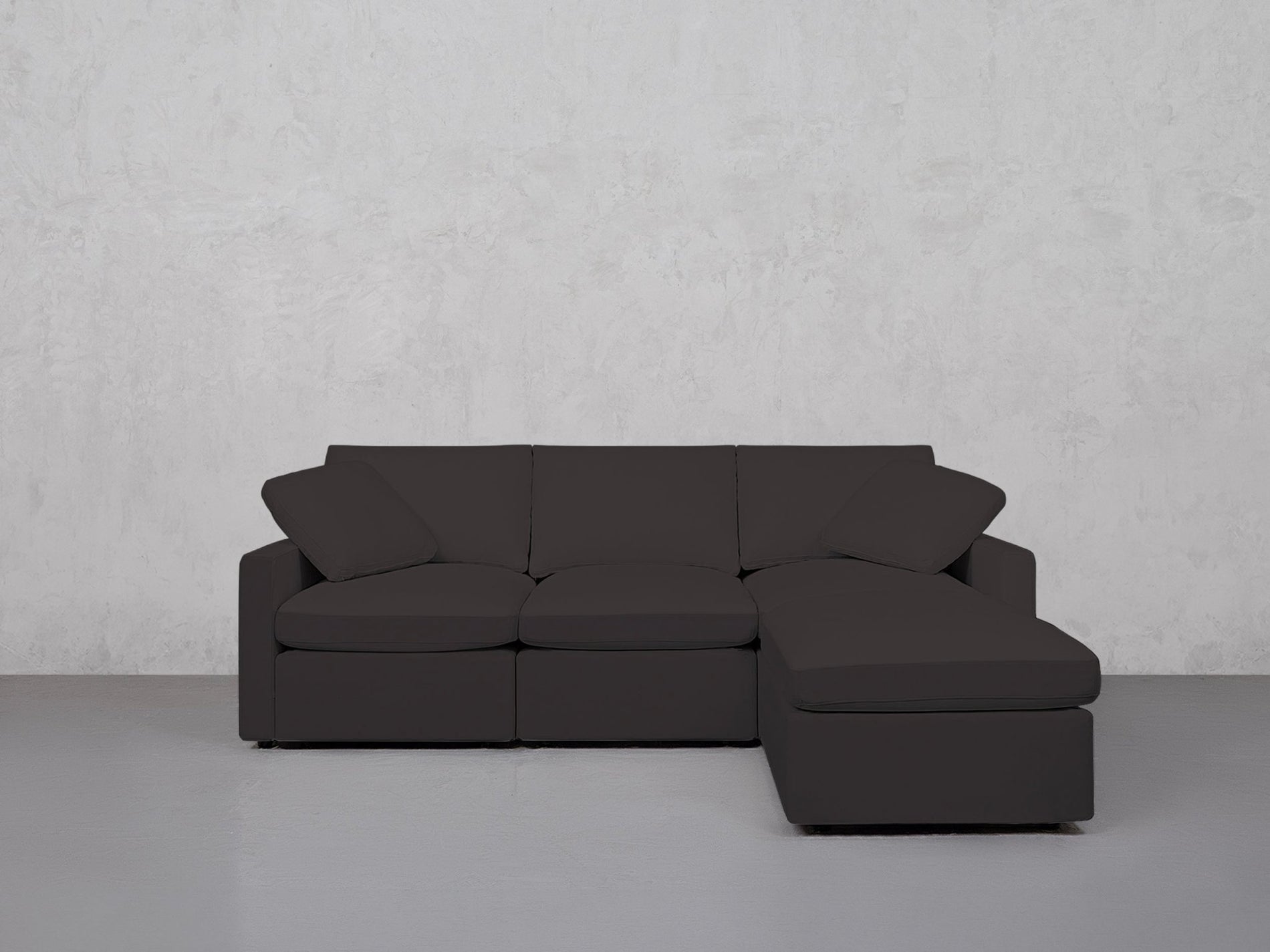 4-Seat Modular Chaise Sectional (Thin Arms) - 7th Avenue