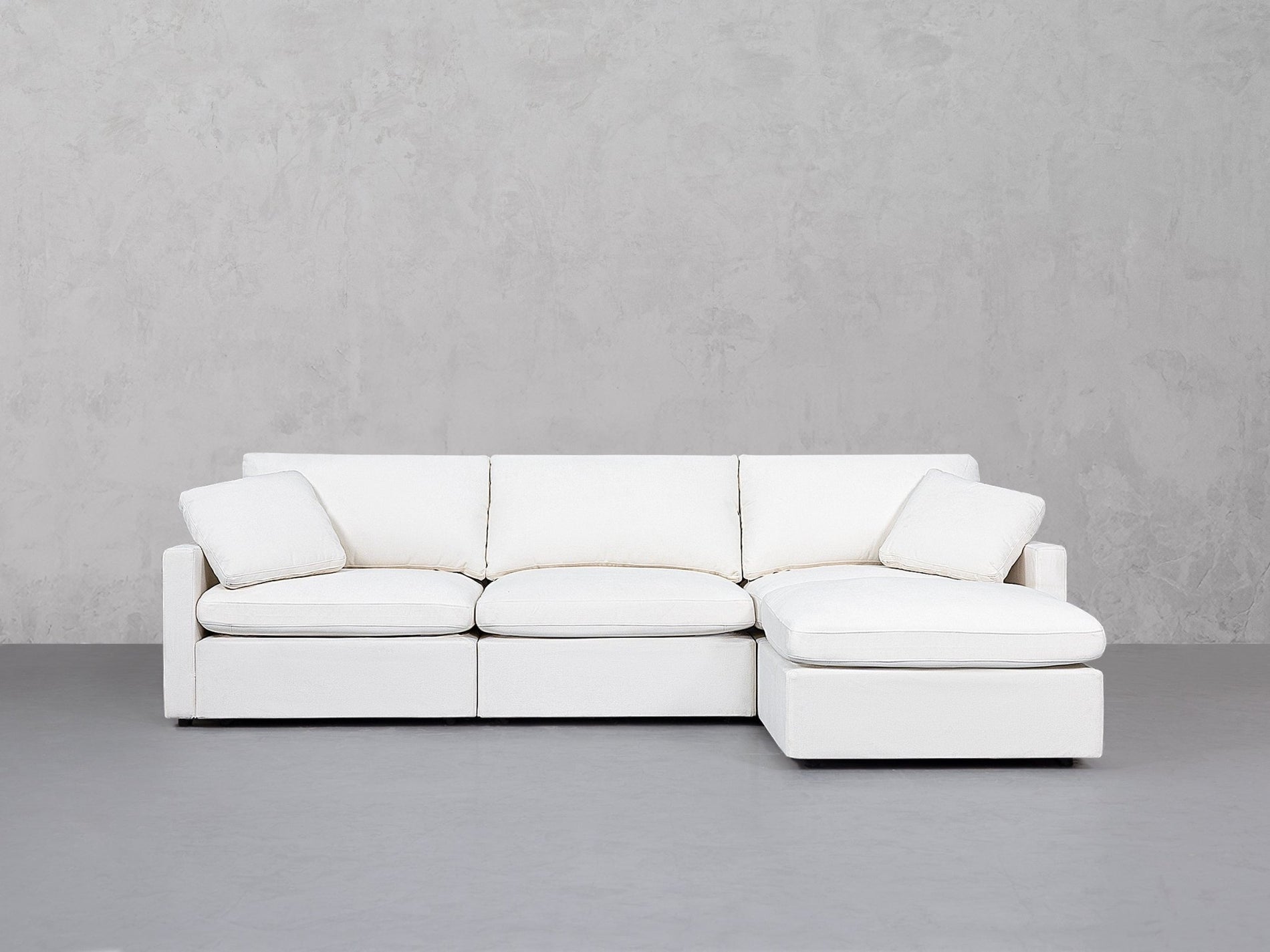 4-Seat Modular Chaise Sectional (Thin Arms) - 7th Avenue