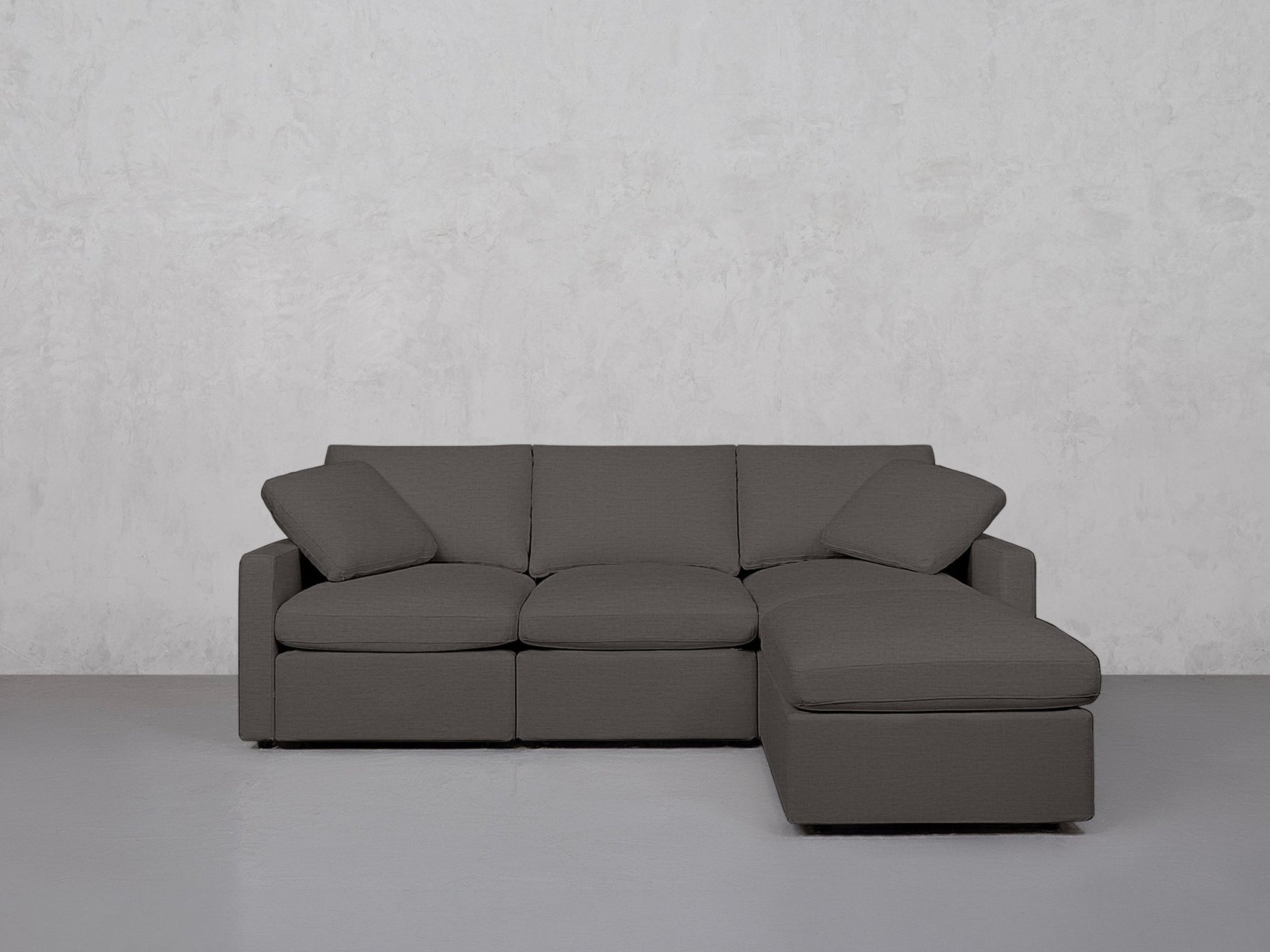 4-Seat Modular Chaise Sectional (Thin Arms) - 7th Avenue