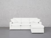 4-Seat Modular Chaise Sectional (Thin Arms) - 7th Avenue
