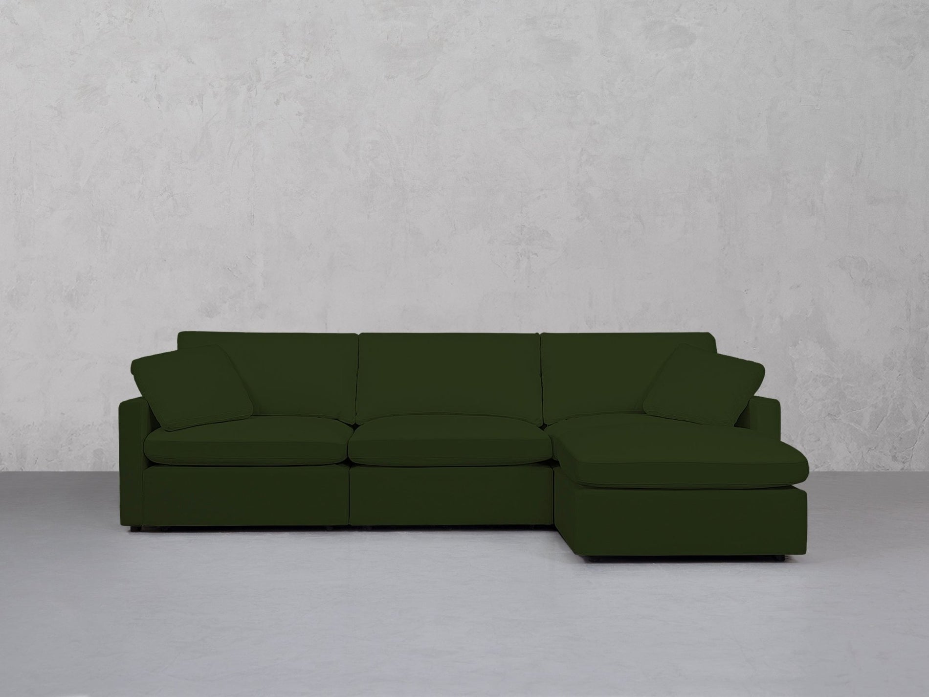 4-Seat Modular Chaise Sectional (Thin Arms) - 7th Avenue