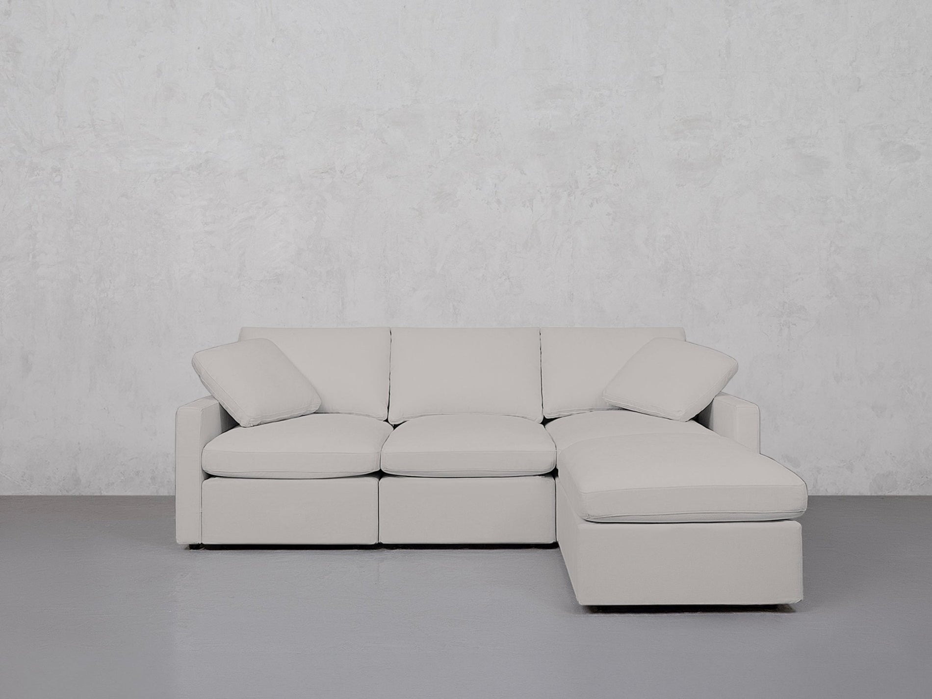 4-Seat Modular Chaise Sectional (Thin Arms) - 7th Avenue