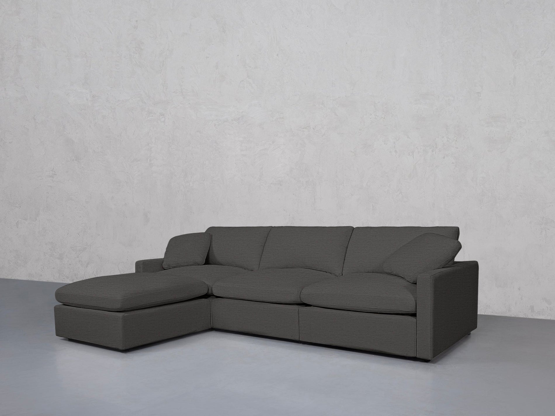 4-Seat Modular Chaise Sectional (Thin Arms) - 7th Avenue