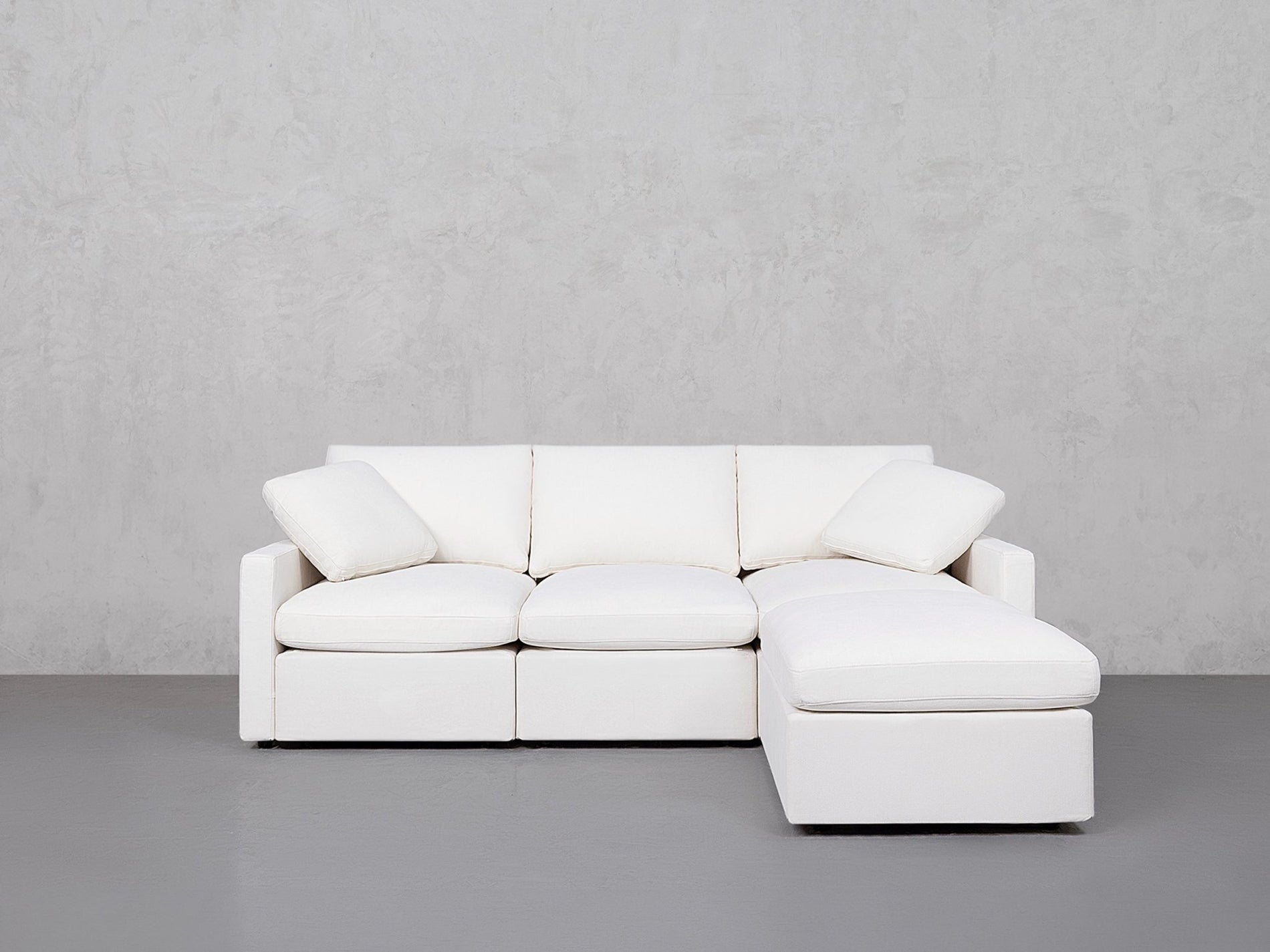 4-Seat Modular Chaise Sectional (Thin Arms) - 7th Avenue