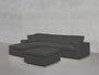 4 - Seat Modular Chaise Sectional with Ottoman - 7th Avenue
