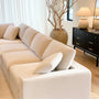 4 - Seat Modular Chaise Sectional with Ottoman - 7th Avenue