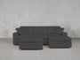 4 - Seat Modular Chaise Sectional with Ottoman - 7th Avenue