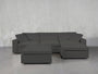 4 - Seat Modular Chaise Sectional with Ottoman - 7th Avenue