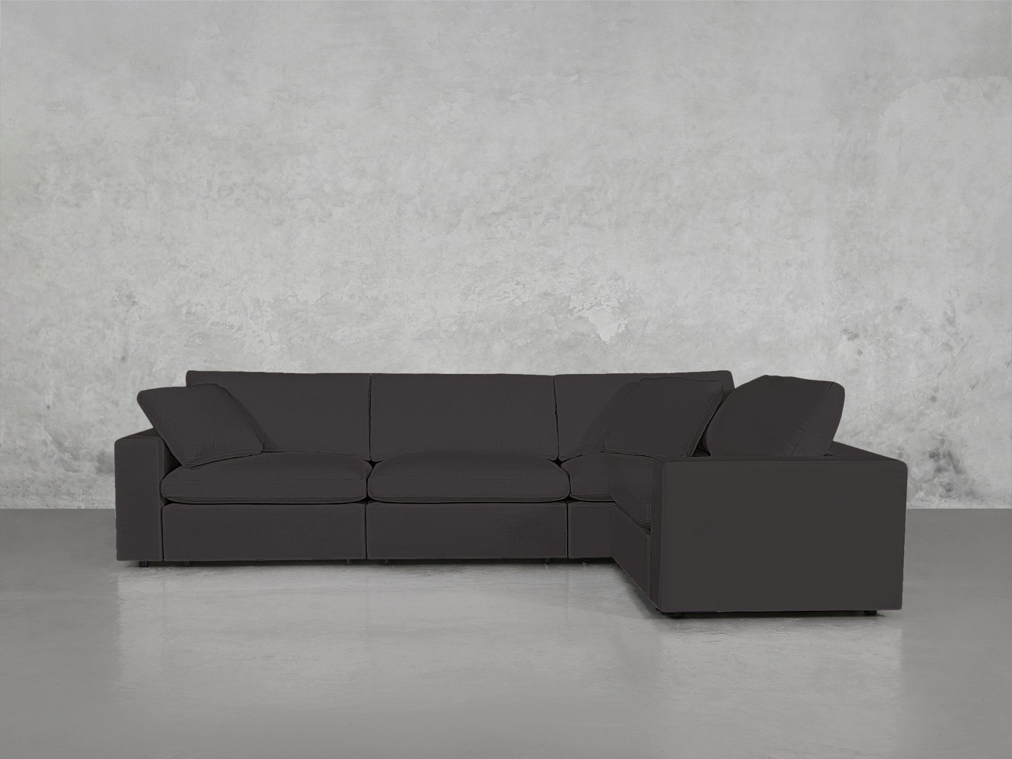 4 - Seat Modular Corner Right Sectional - 7th Avenue