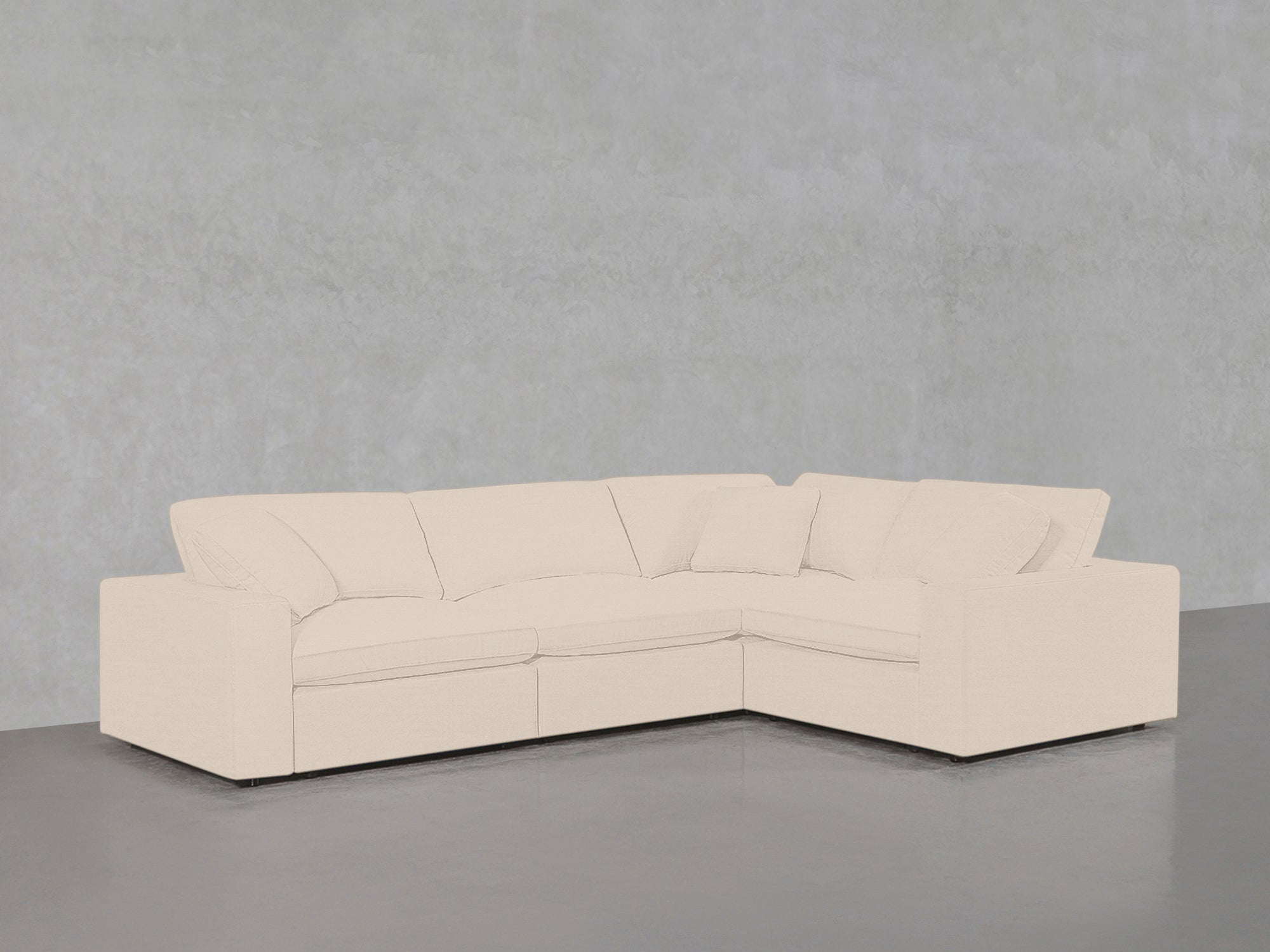 4 - Seat Modular Corner Right Sectional - 7th Avenue