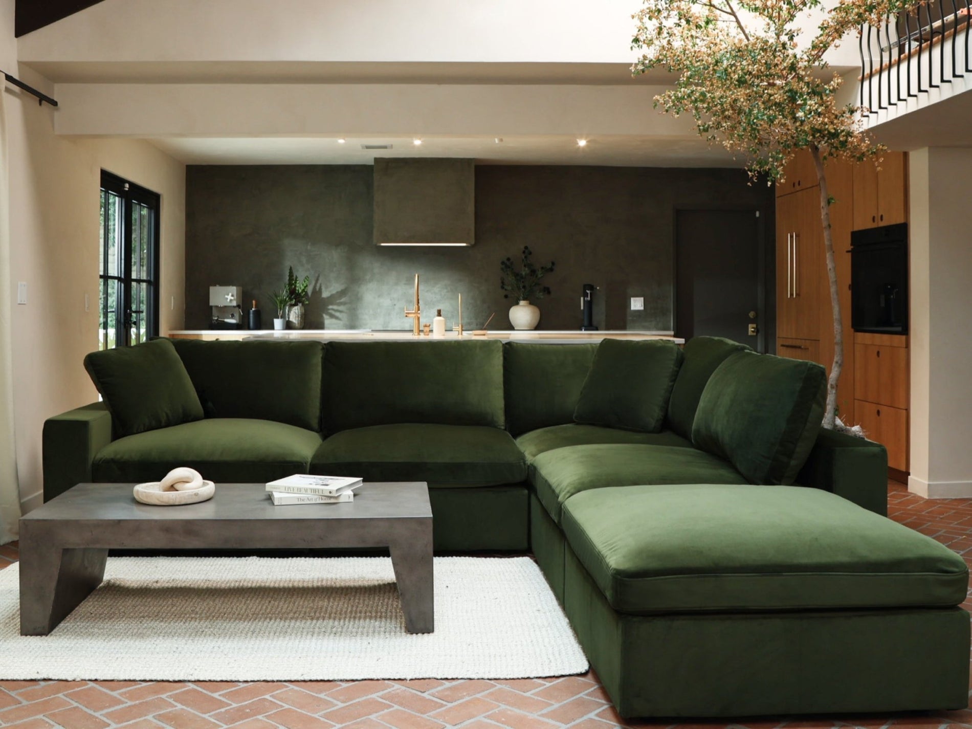 4 - Seat Modular Corner Right Sectional - 7th Avenue