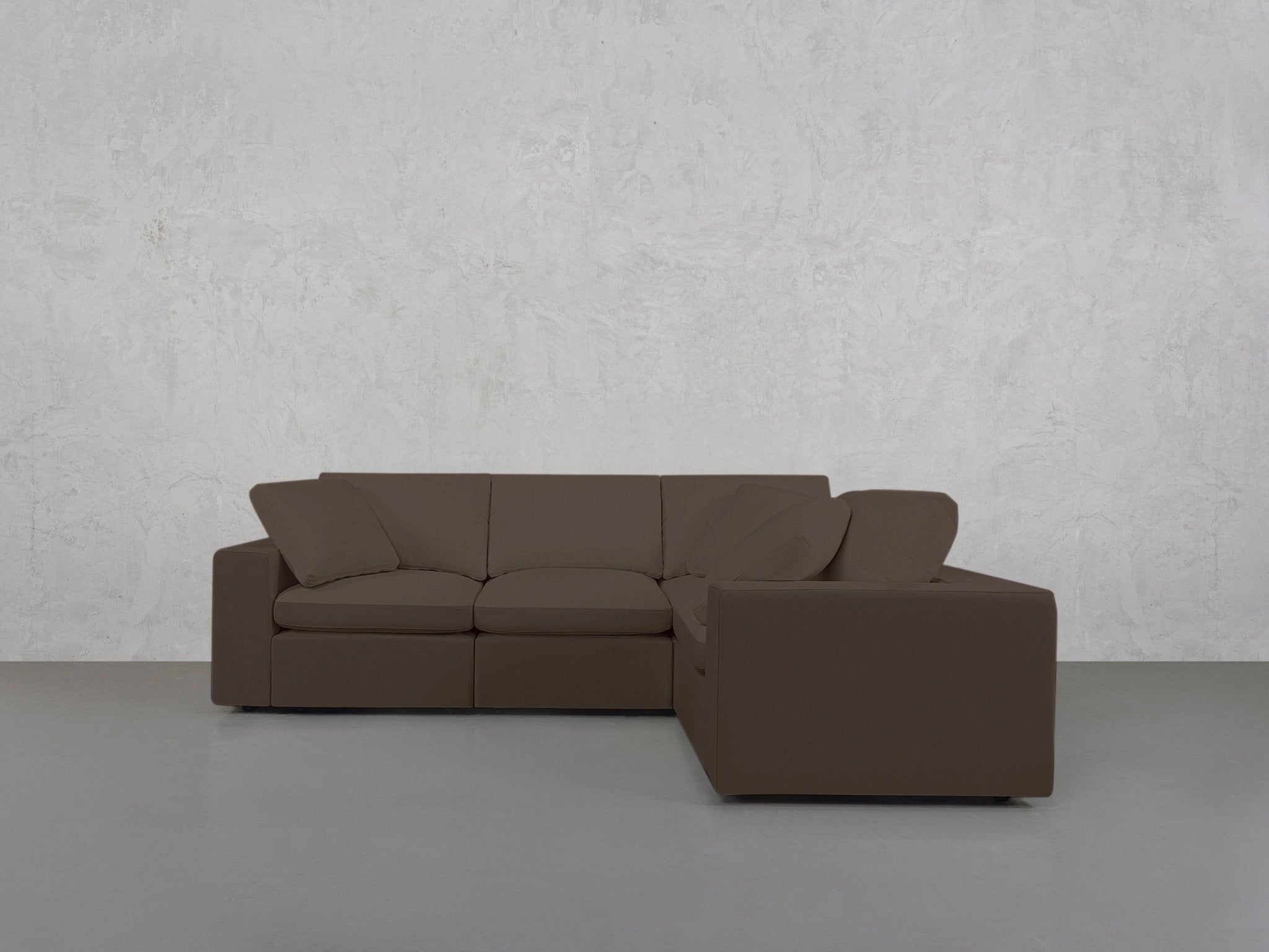 4 - Seat Modular Corner Right Sectional - 7th Avenue