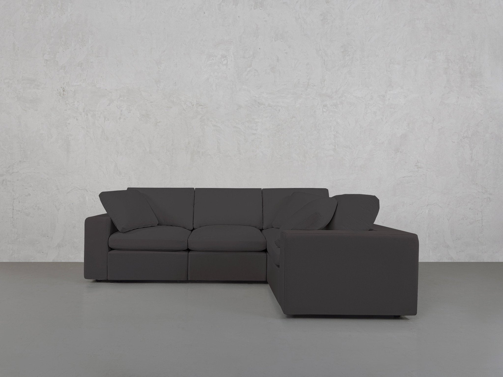 4 - Seat Modular Corner Right Sectional - 7th Avenue