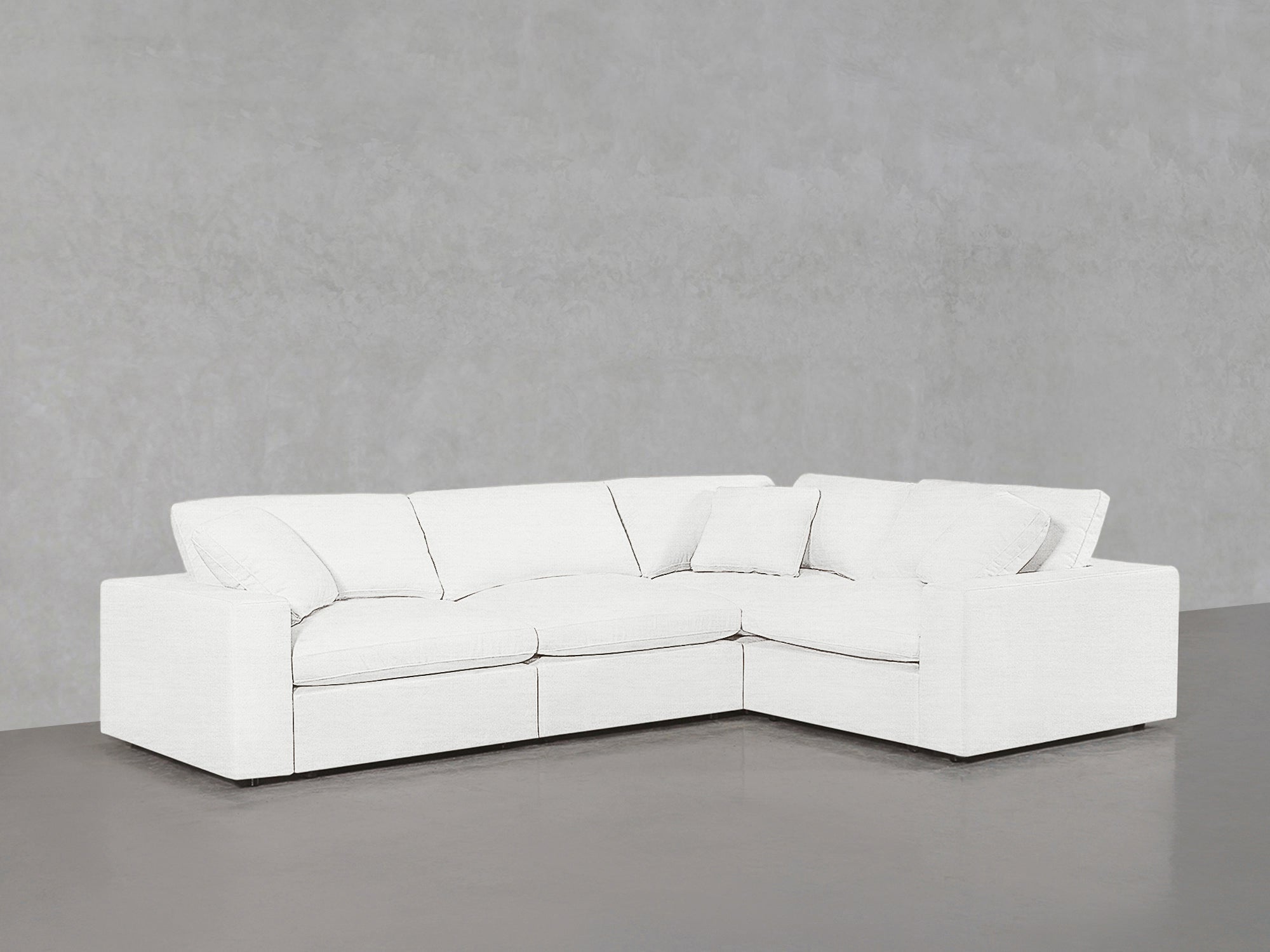 4 - Seat Modular Corner Right Sectional - 7th Avenue