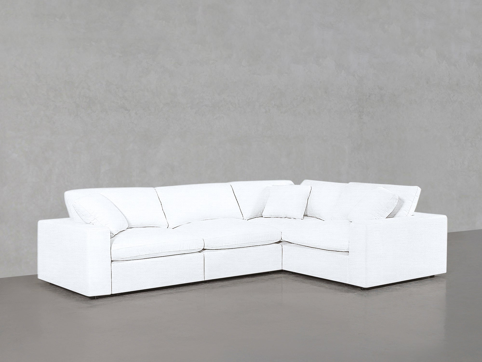 4 - Seat Modular Corner Right Sectional - 7th Avenue