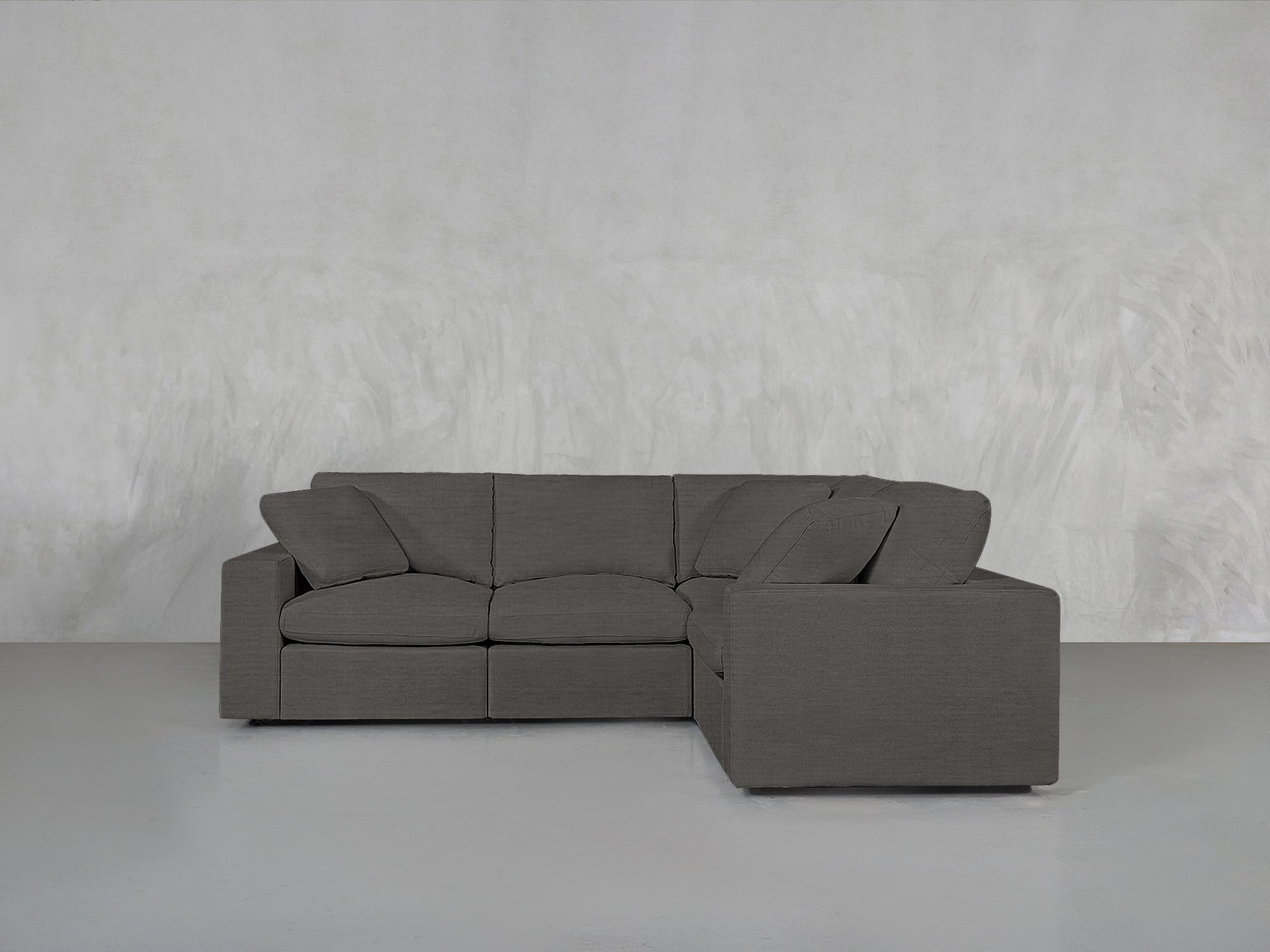 4 - Seat Modular Corner Right Sectional - 7th Avenue