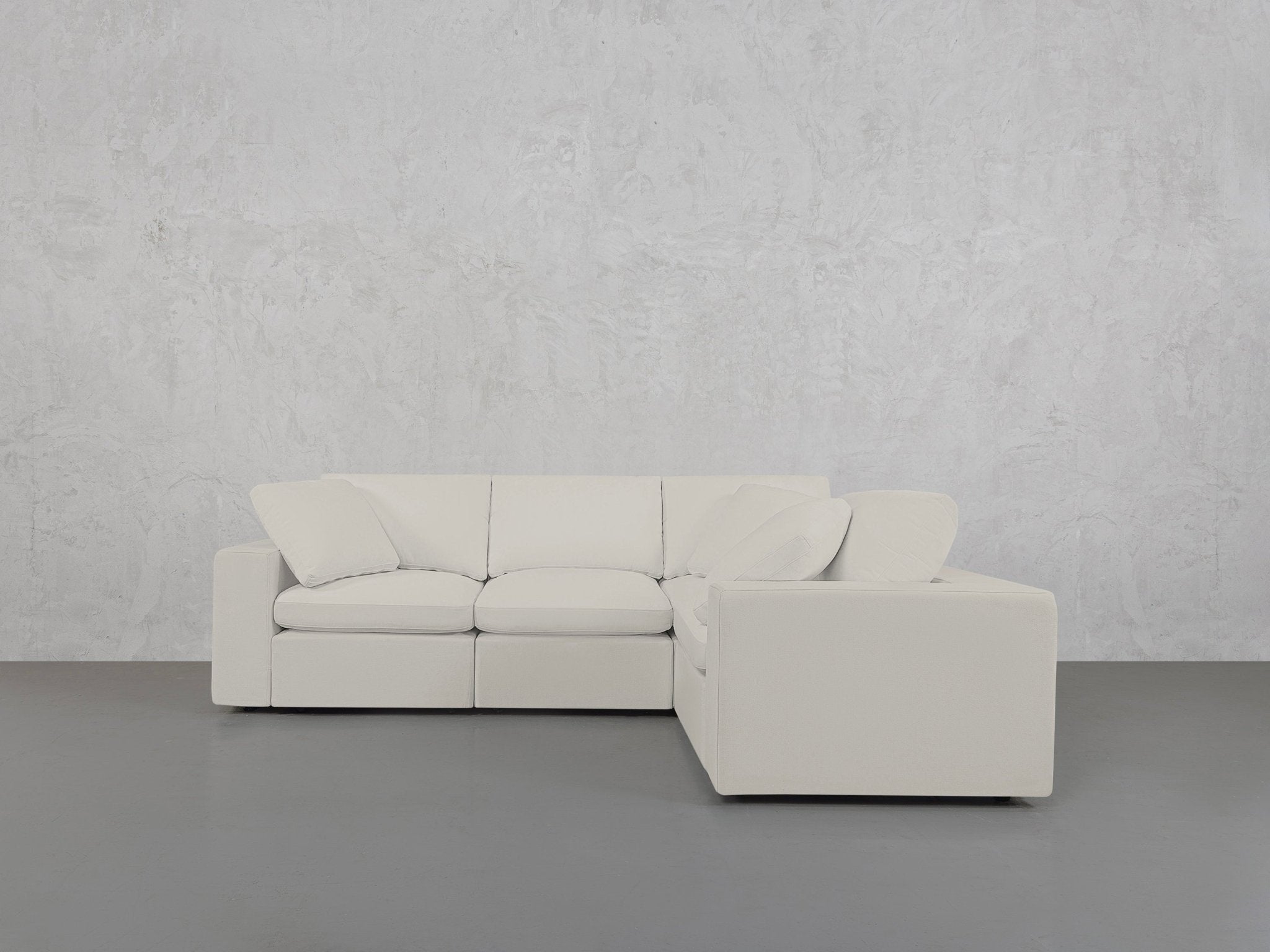 4 - Seat Modular Corner Right Sectional - 7th Avenue