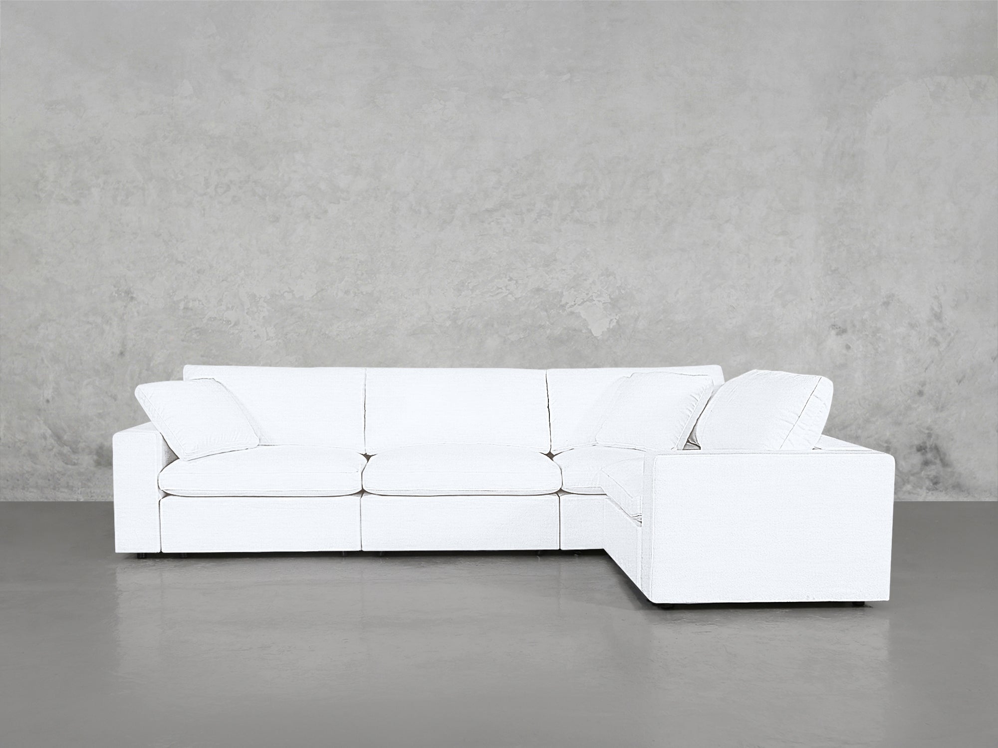 4 - Seat Modular Corner Right Sectional - 7th Avenue
