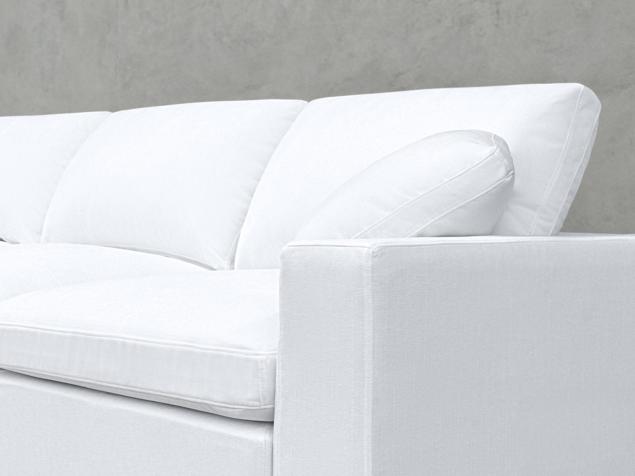 Arm and cushion close-up