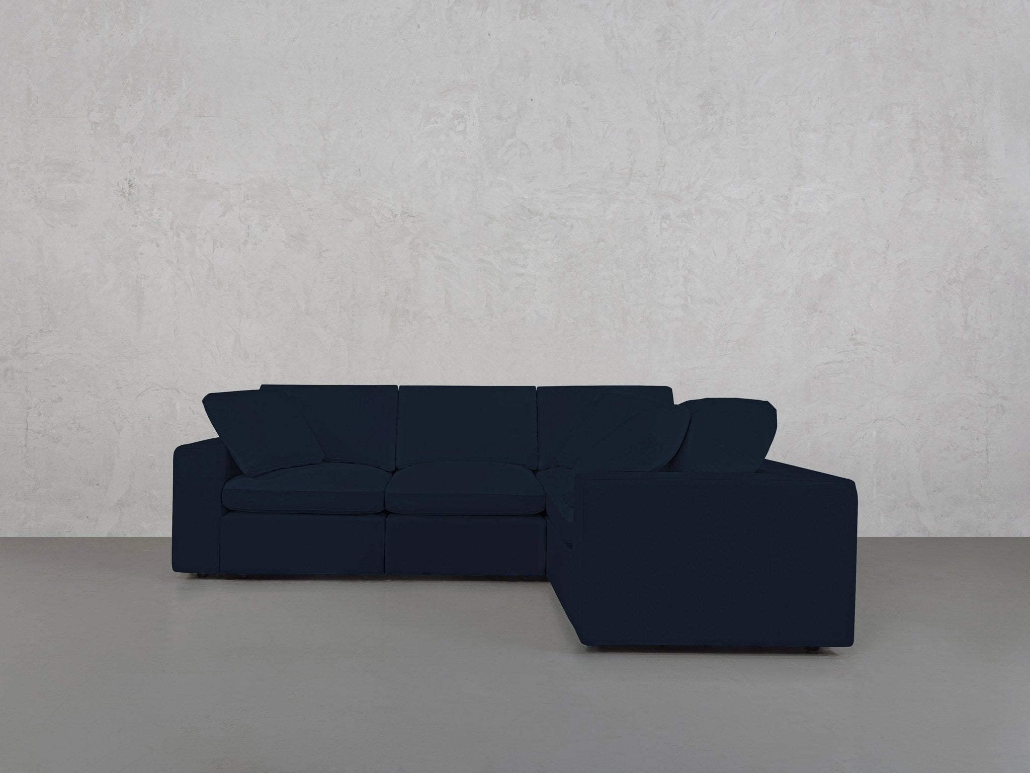 4 - Seat Modular Corner Right Sectional - 7th Avenue