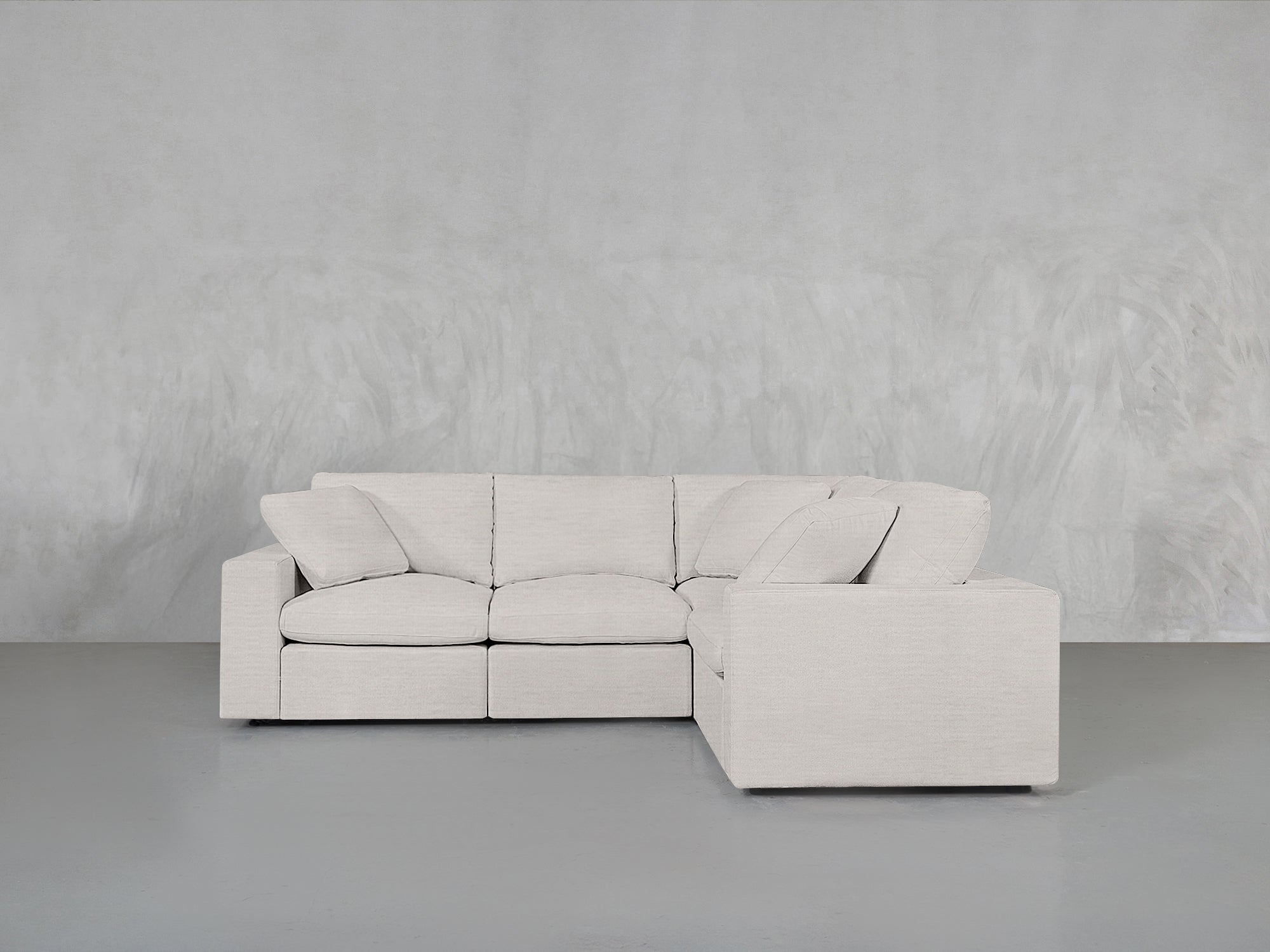 4 - Seat Modular Corner Right Sectional - 7th Avenue