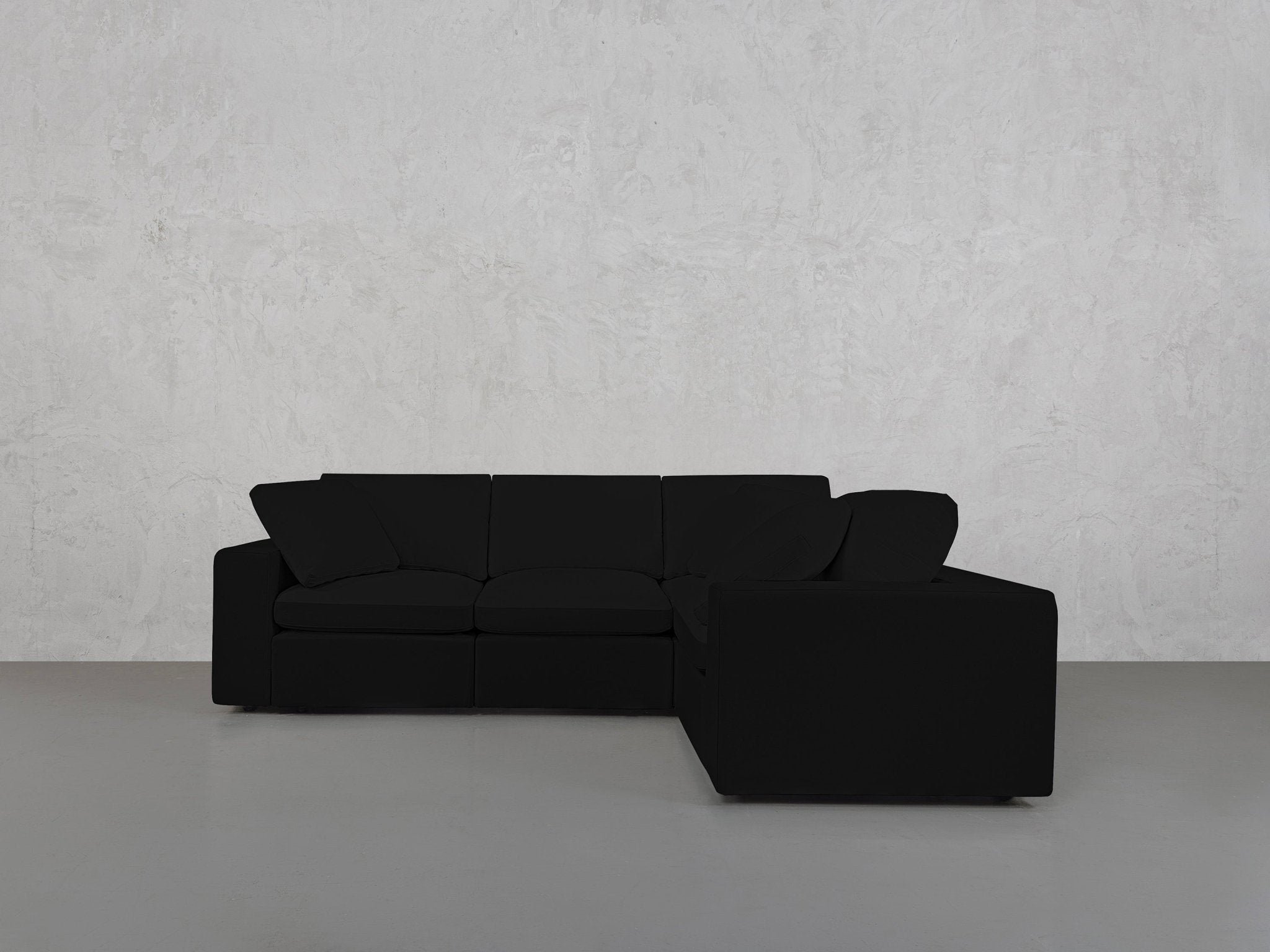 4 - Seat Modular Corner Right Sectional - 7th Avenue