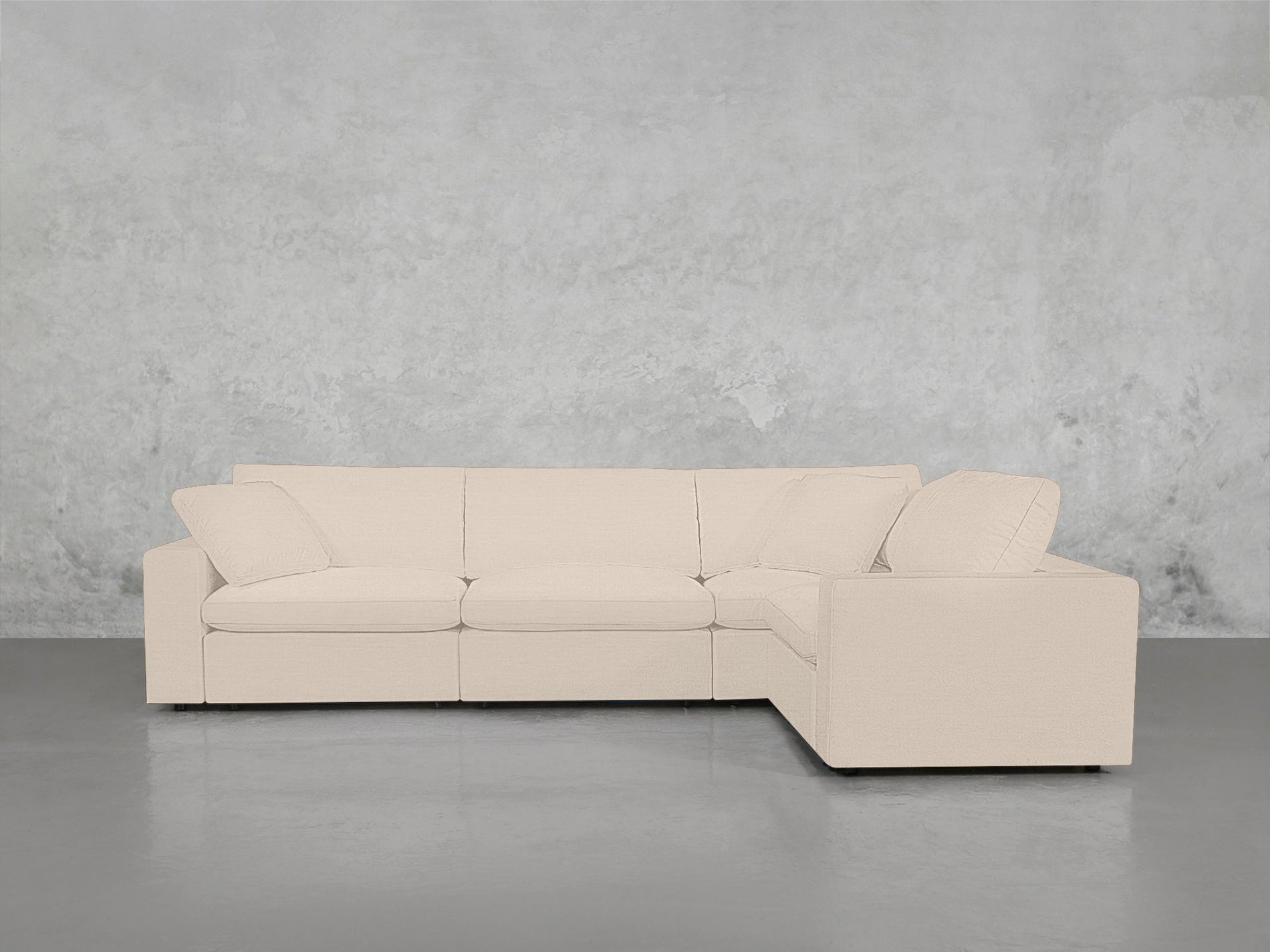 4 - Seat Modular Corner Right Sectional - 7th Avenue