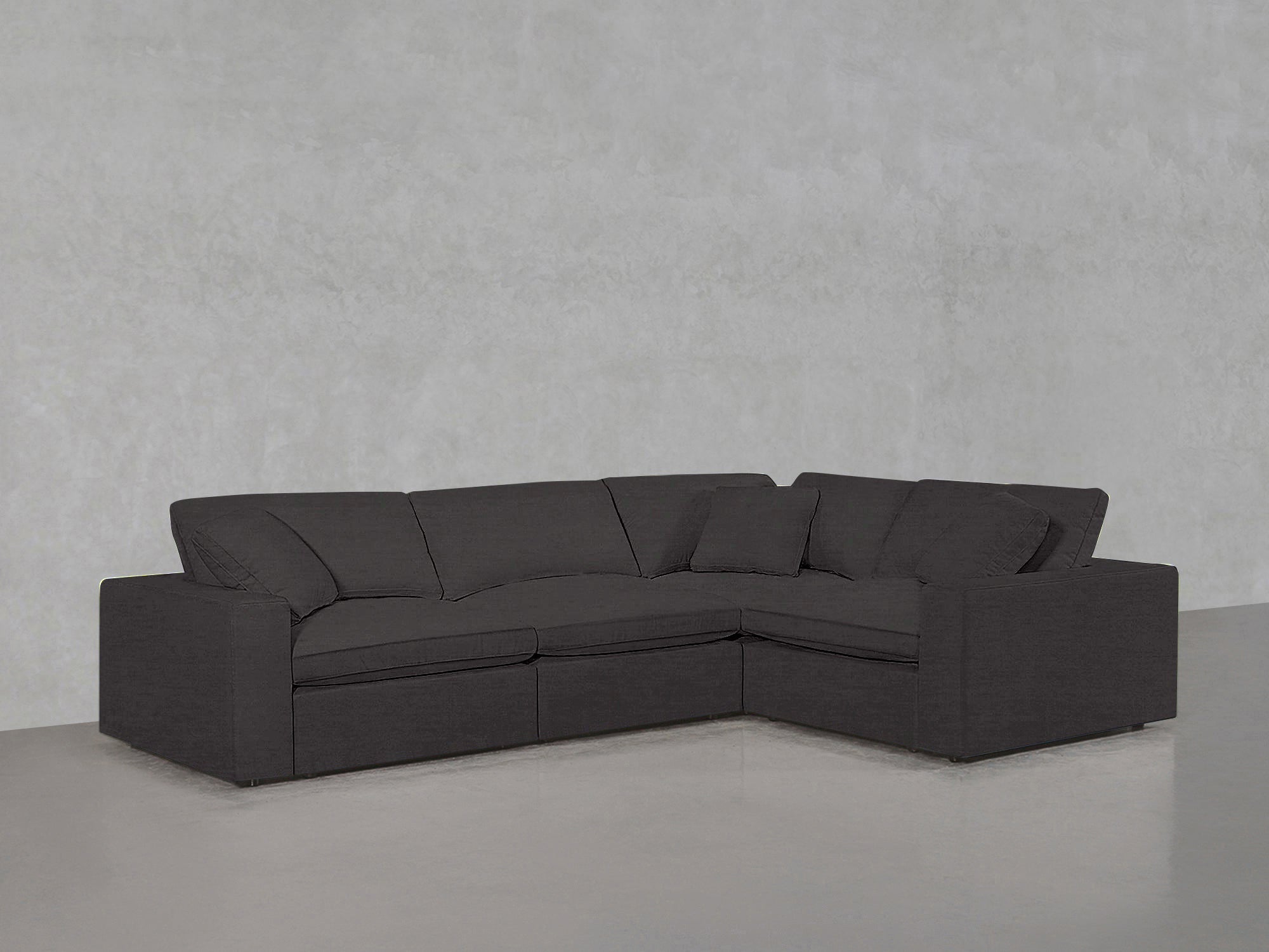 4 - Seat Modular Corner Right Sectional - 7th Avenue