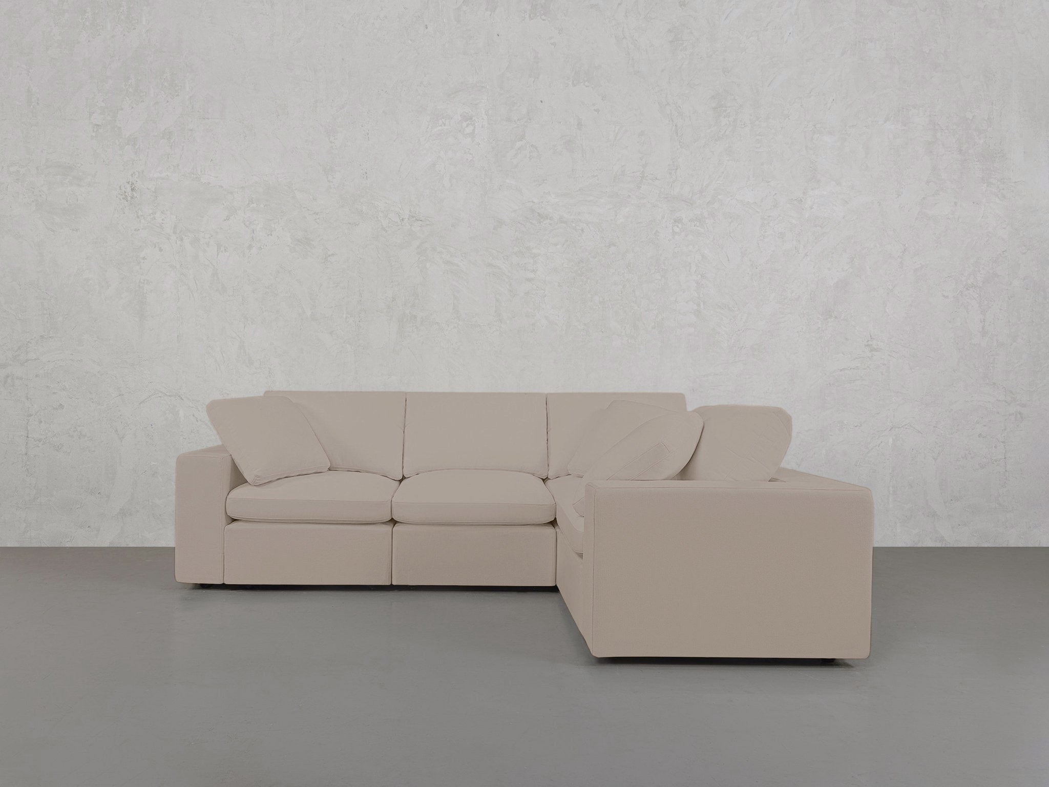 4 - Seat Modular Corner Right Sectional - 7th Avenue