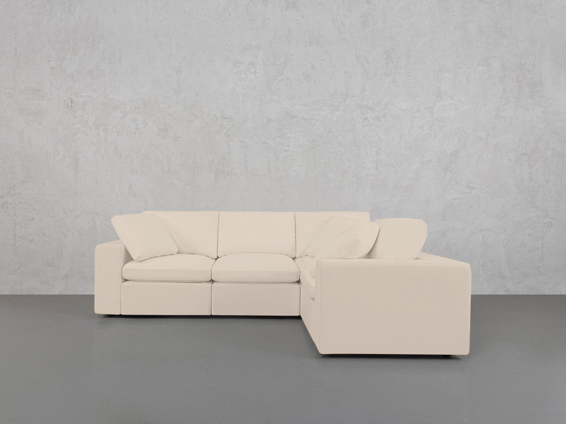 4 - Seat Modular Corner Right Sectional - 7th Avenue