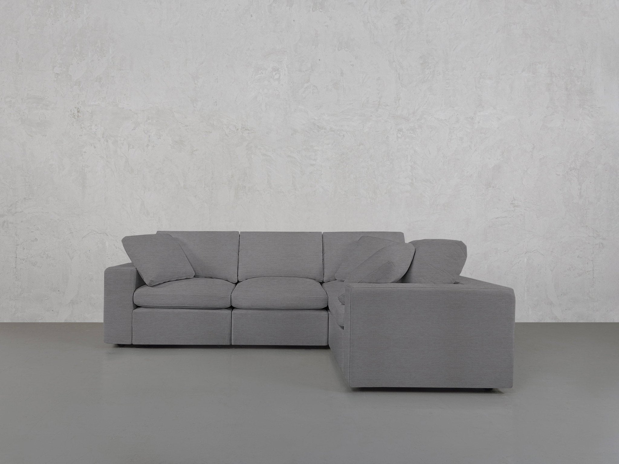 4 - Seat Modular Corner Right Sectional - 7th Avenue