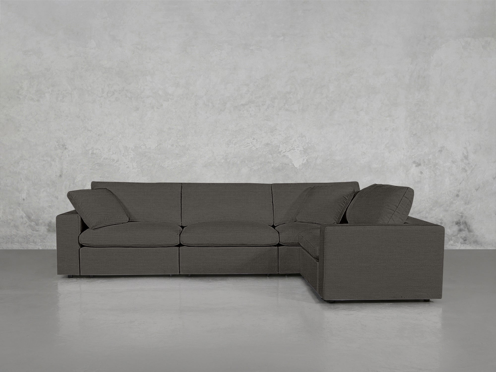 4 - Seat Modular Corner Right Sectional - 7th Avenue