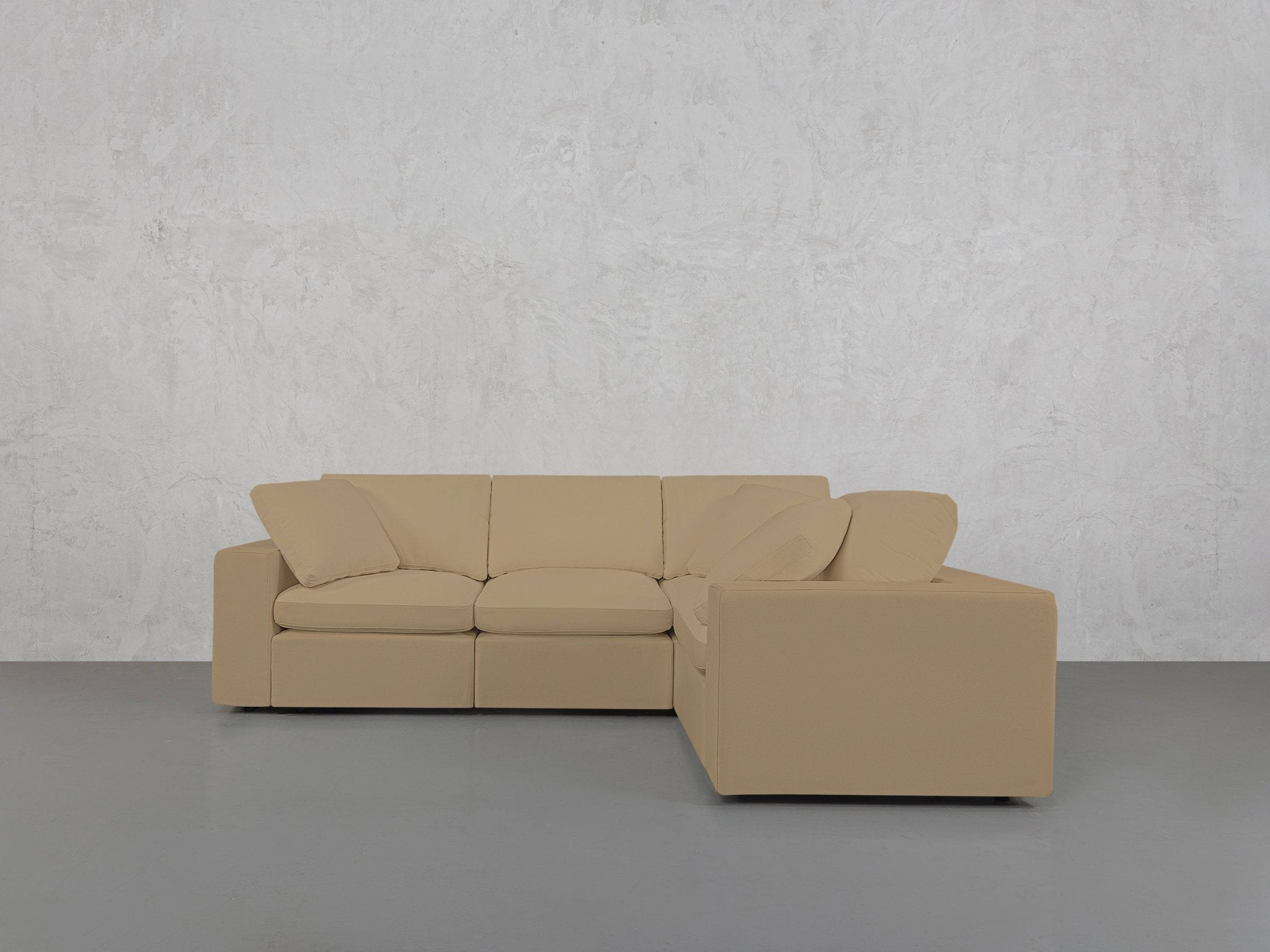 4 - Seat Modular Corner Right Sectional - 7th Avenue