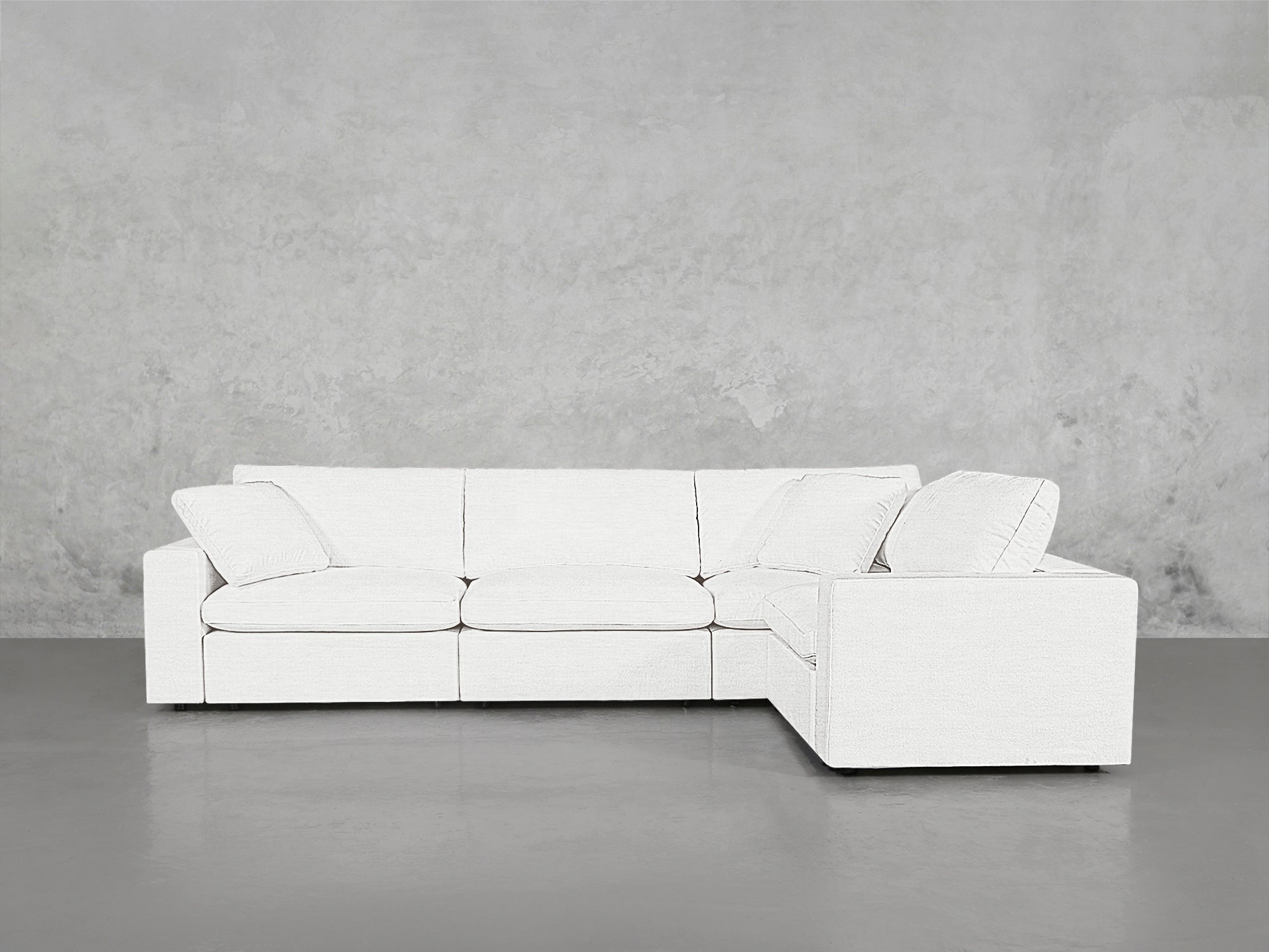 4 - Seat Modular Corner Right Sectional - 7th Avenue