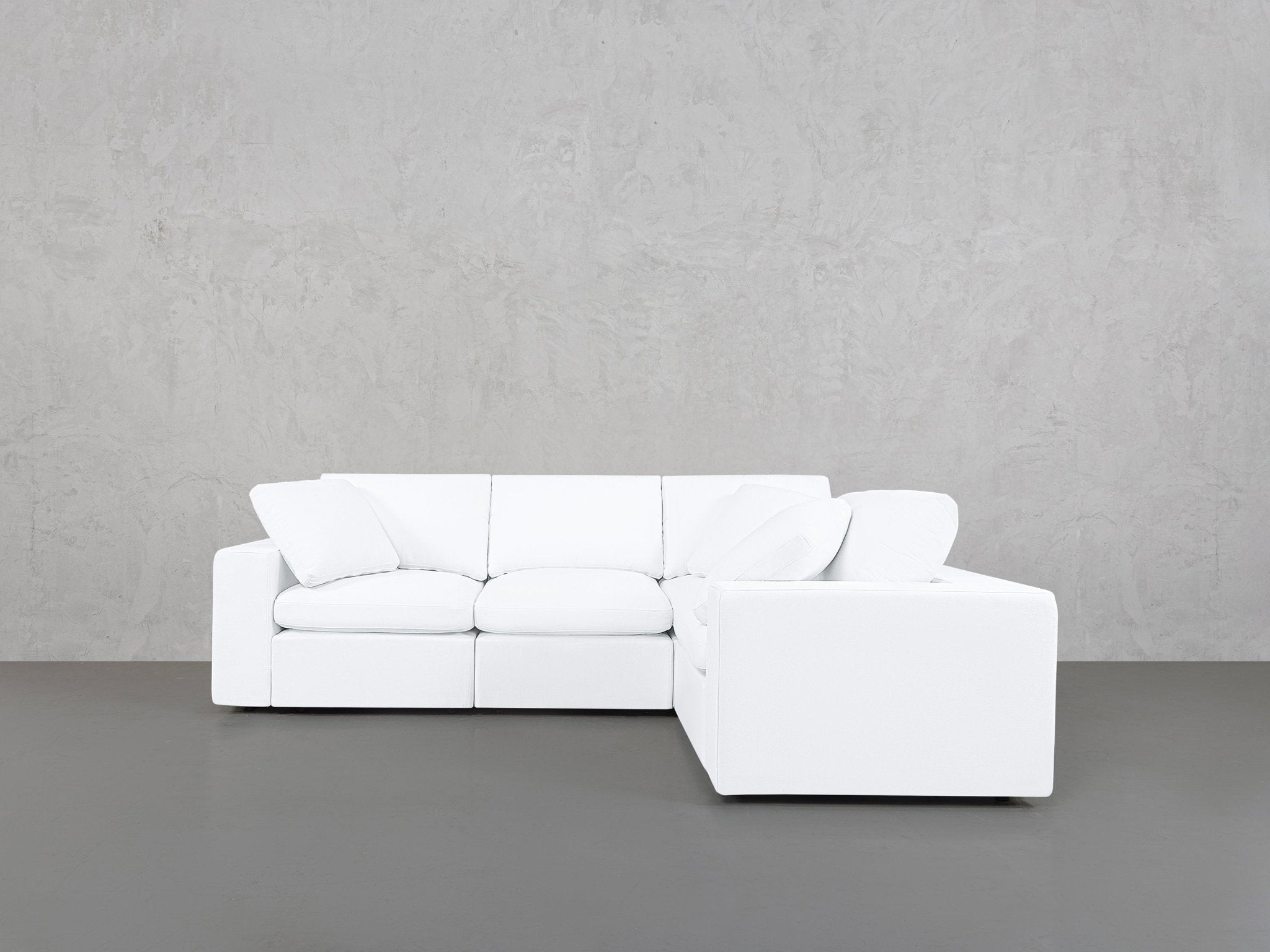 4 - Seat Modular Corner Right Sectional - 7th Avenue