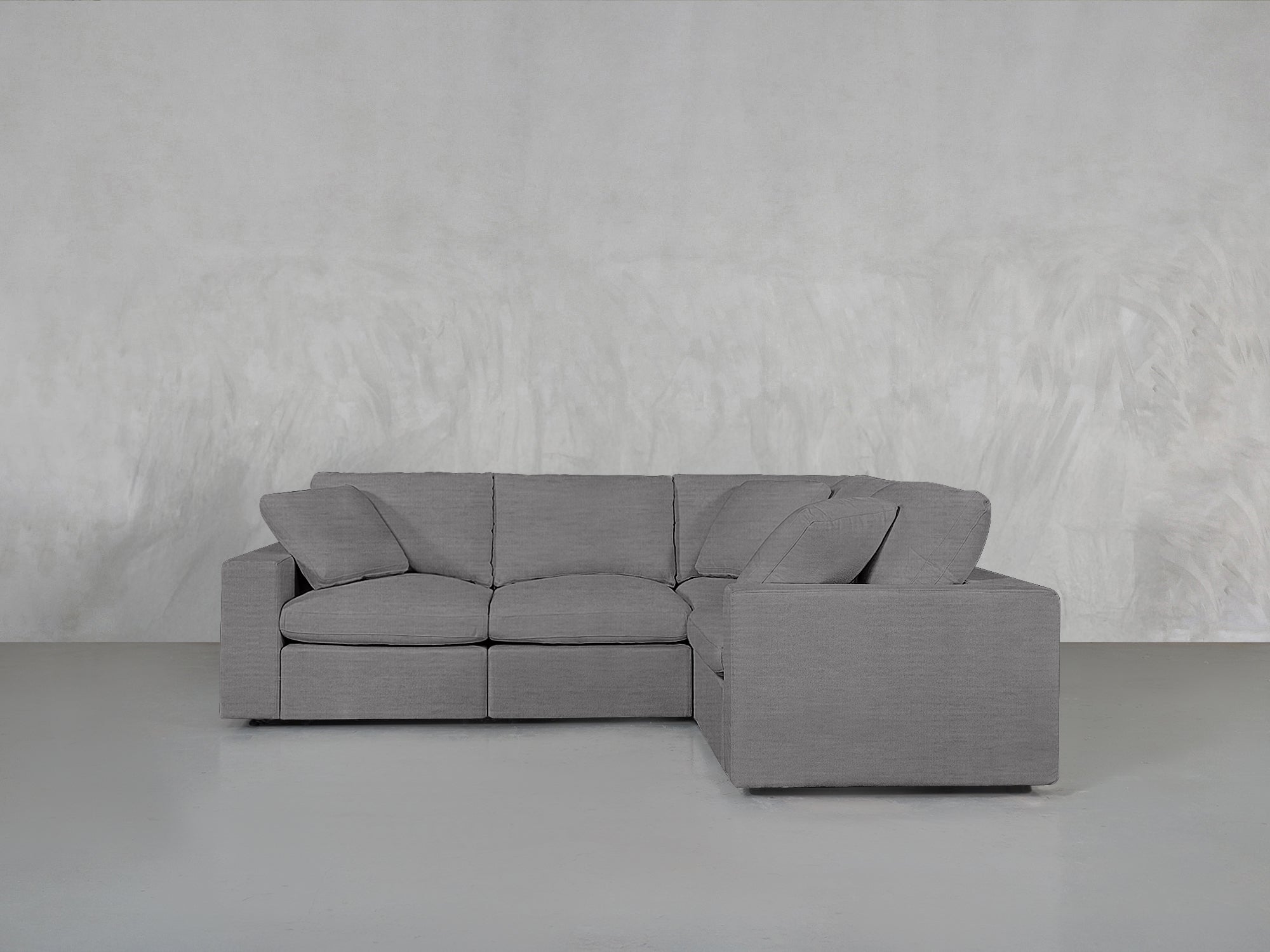 4 - Seat Modular Corner Right Sectional - 7th Avenue
