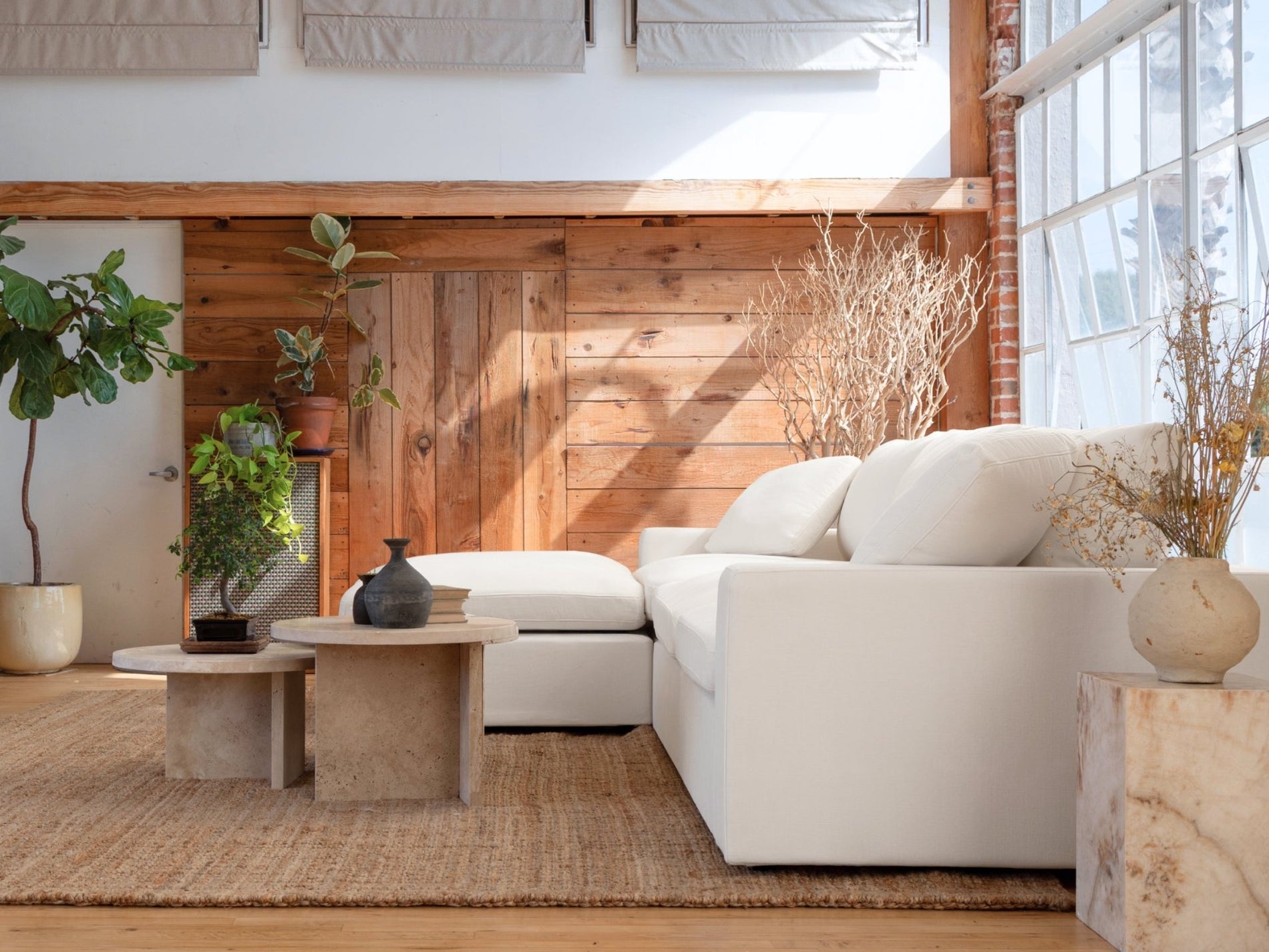 Chenille Alabaster White - LIfestyle 2 - 7th Avenue