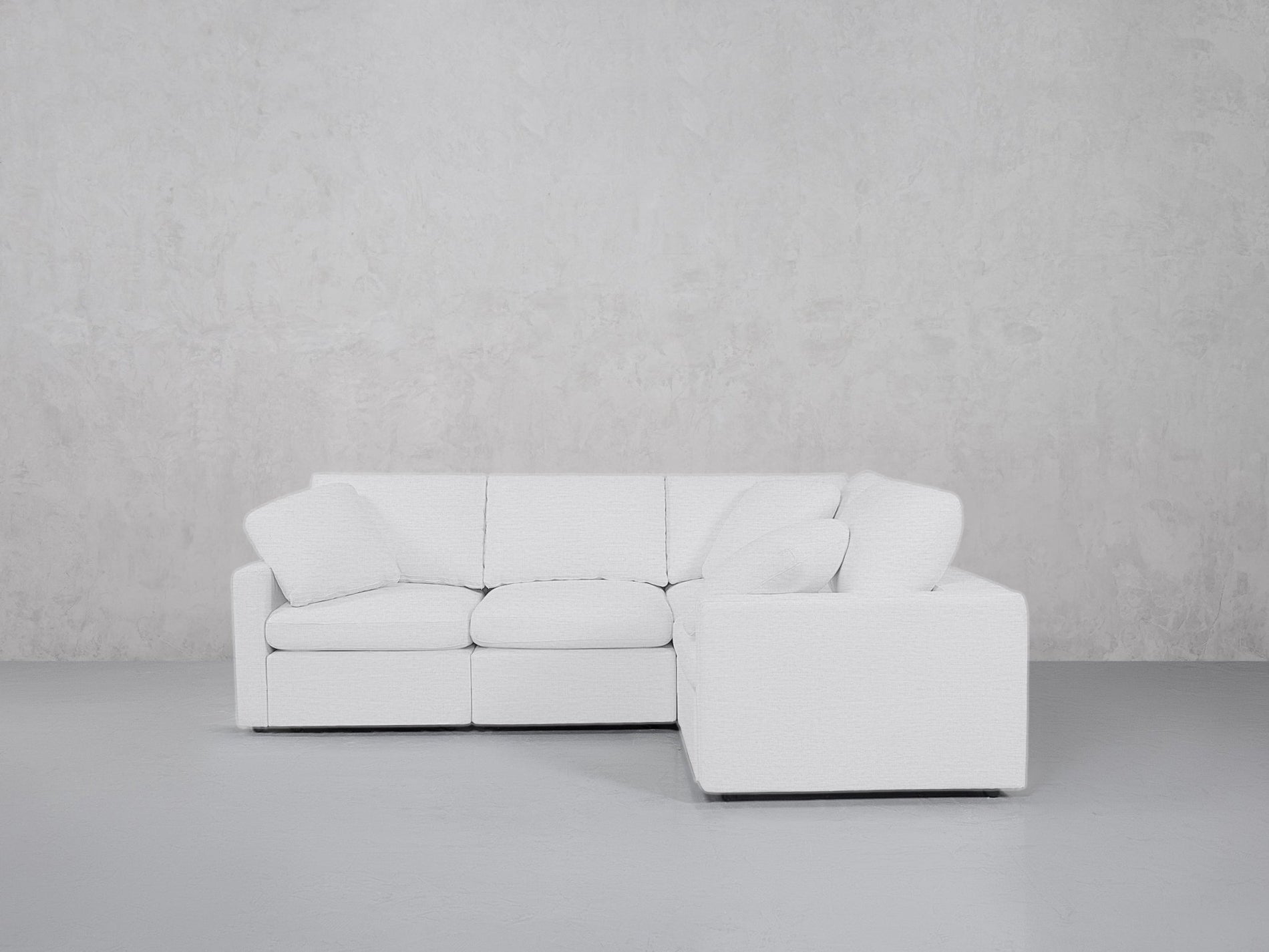 4-Seat Modular Corner Right Sectional (Thin Arms) - 7th Avenue