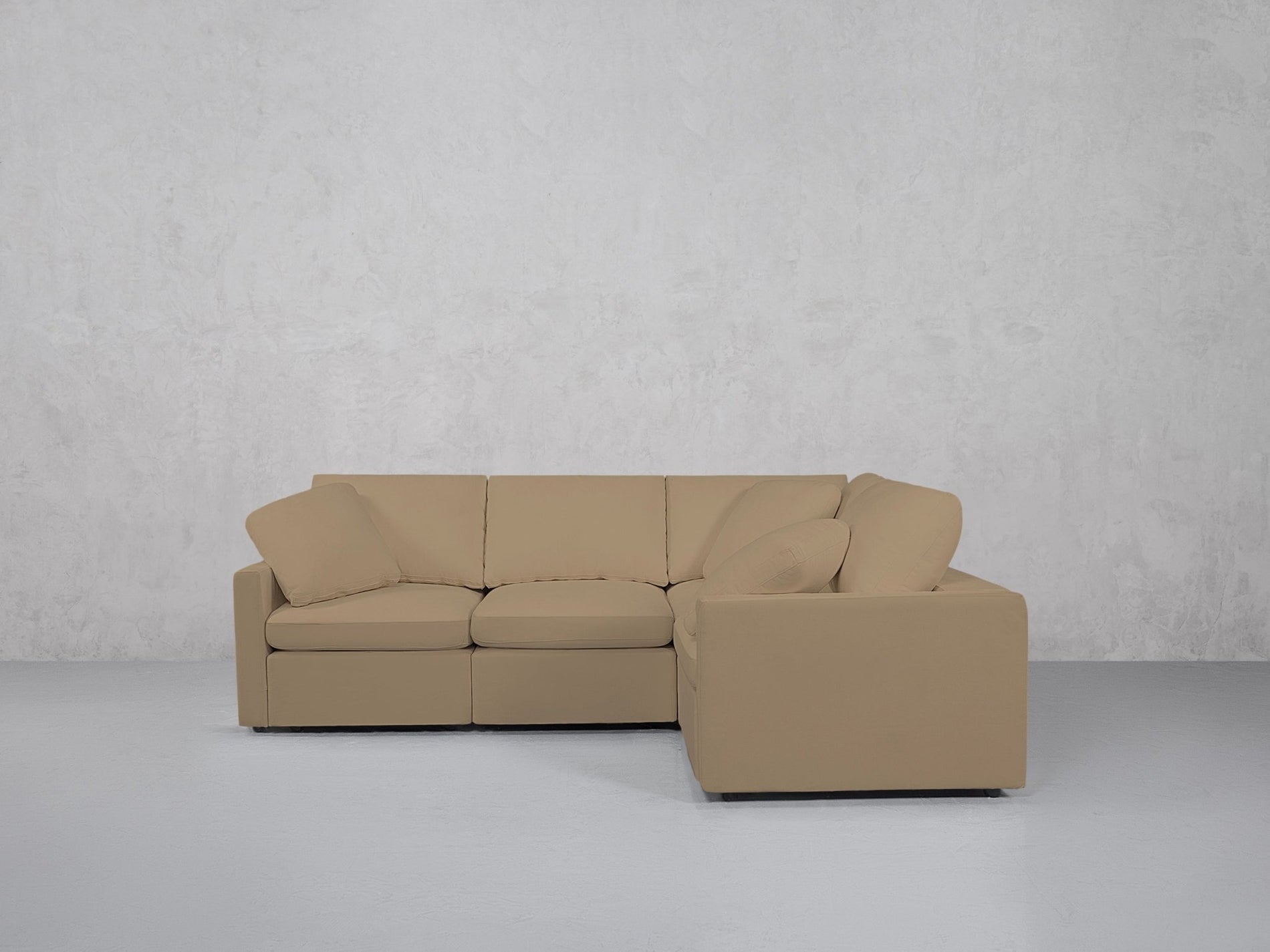 4-Seat Modular Corner Right Sectional (Thin Arms) - 7th Avenue