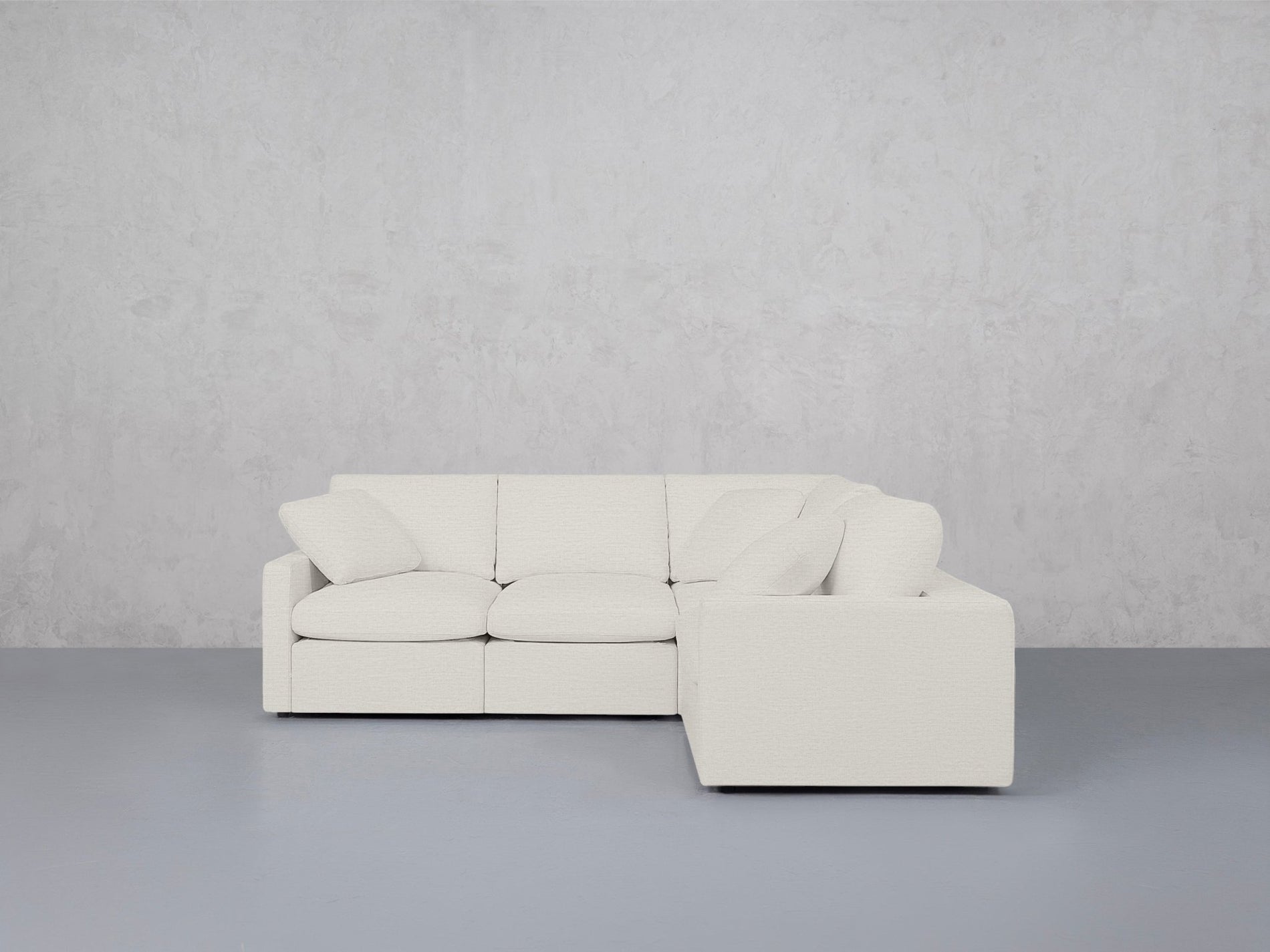 4-Seat Modular Corner Right Sectional (Thin Arms) - 7th Avenue