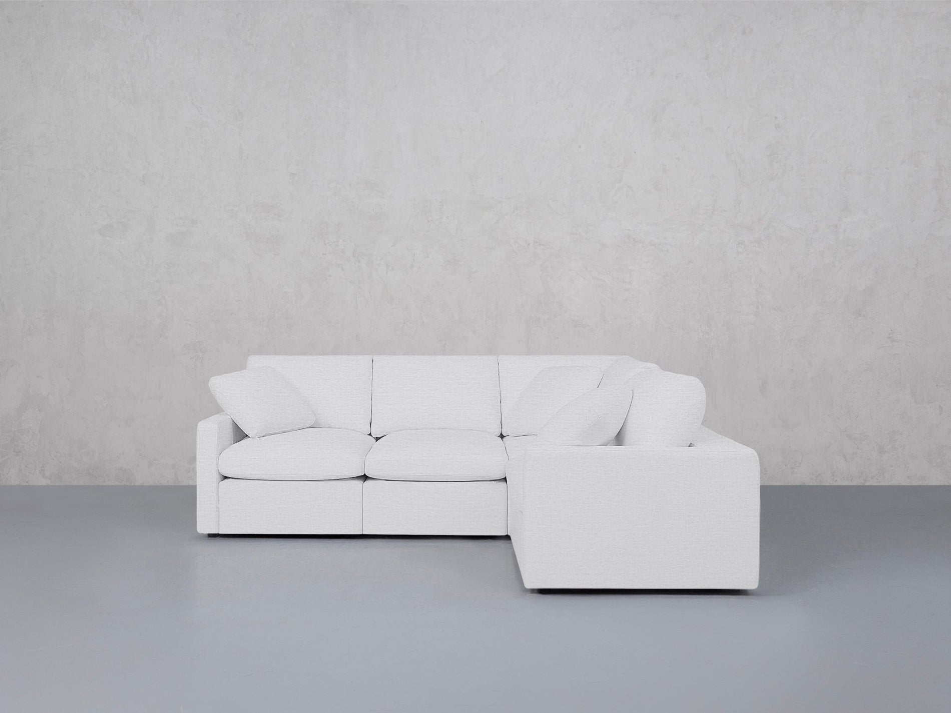 4-Seat Modular Corner Right Sectional (Thin Arms) - 7th Avenue