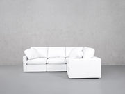 4-Seat Modular Corner Right Sectional (Thin Arms) - 7th Avenue