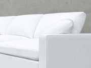 4-Seat Modular Corner Right Sectional (Thin Arms) - 7th Avenue
